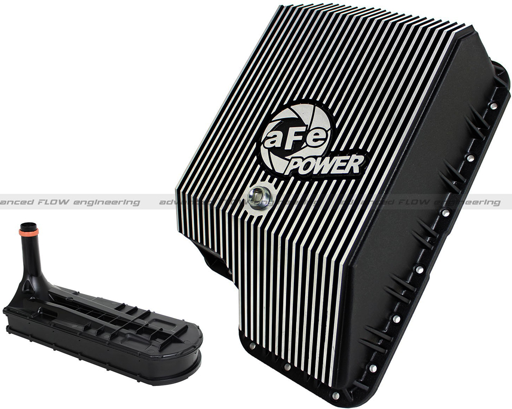 aFe® 46-70122-1 Transmission Pan - Powdercoated Black, Aluminum