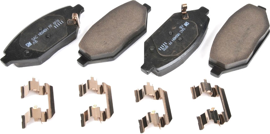 Front Disc Brake Pad Set With Clips - Certified - ACDelco (171-1190 - View #5