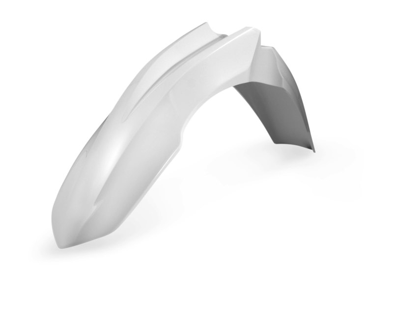 Acerbis Fender Plastic White, Front, limited warranty 2141810002
