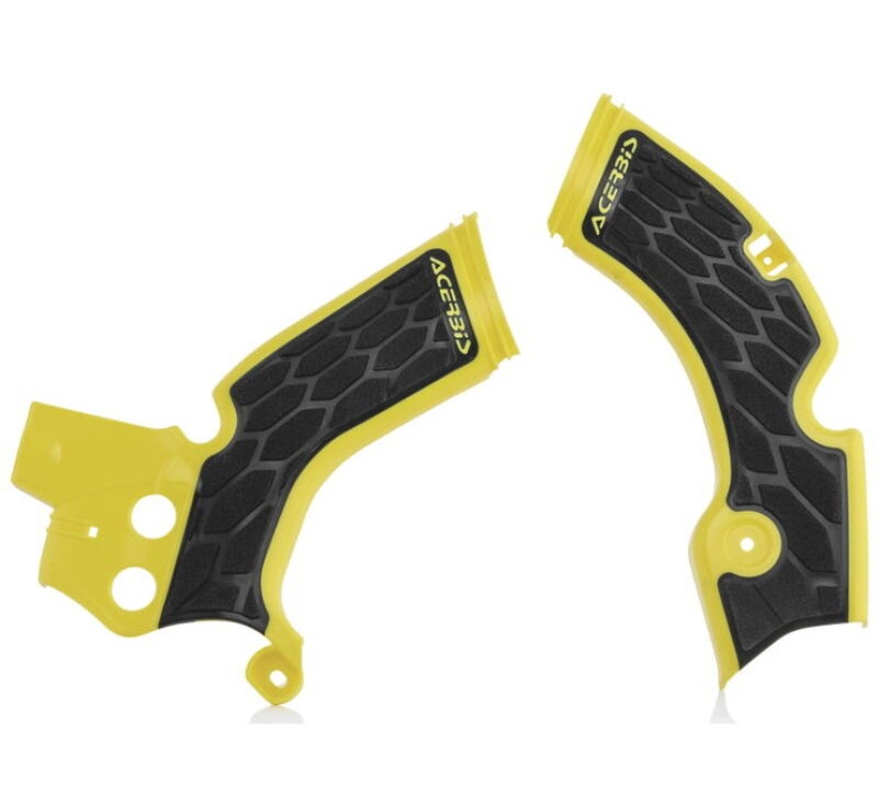 Acerbis Frame Guards Yellow & Black, 12-Month limited warranty against workmanship 2688751017