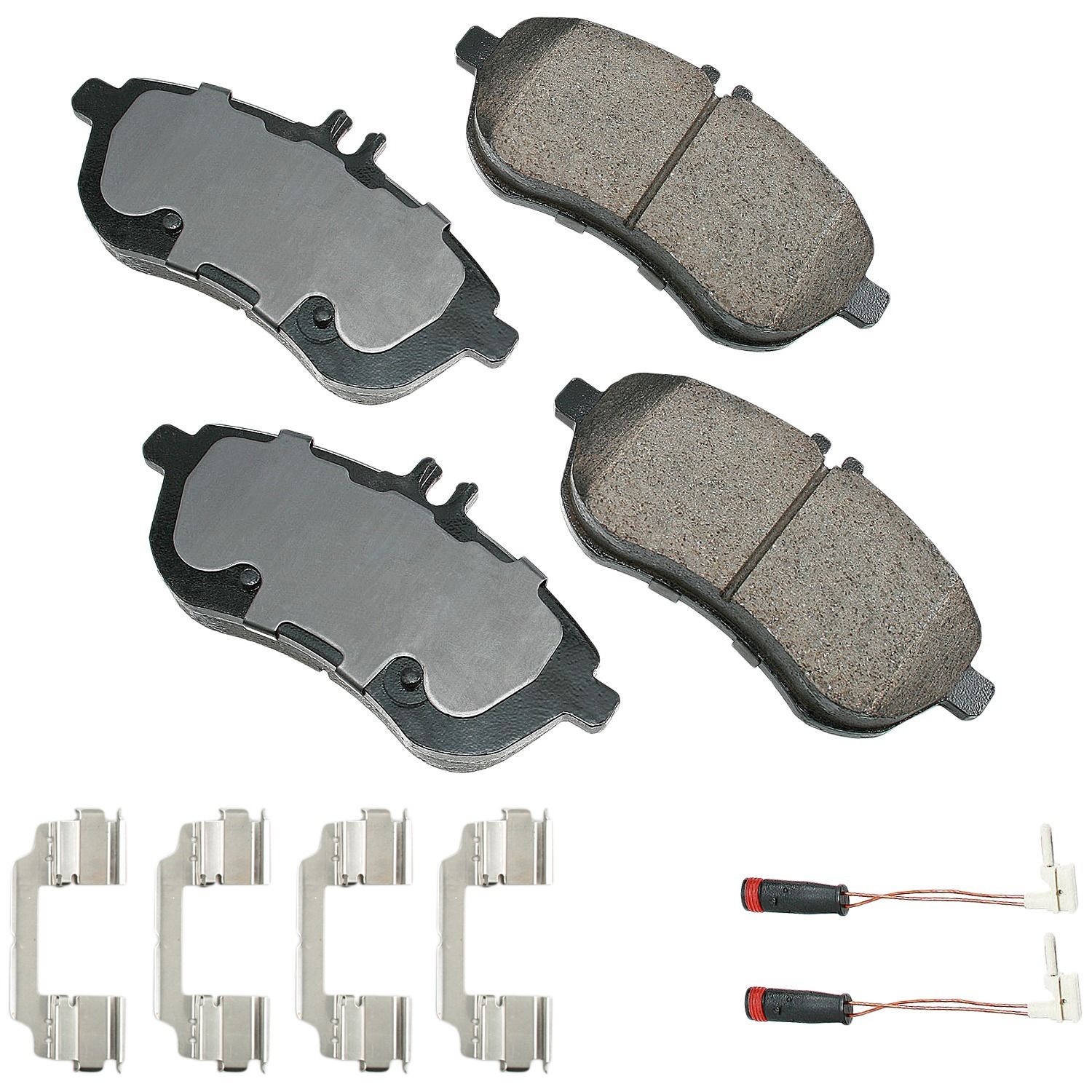 Akebono Brake Pad Set Euro Series, Front, limited warranty EUR1340A