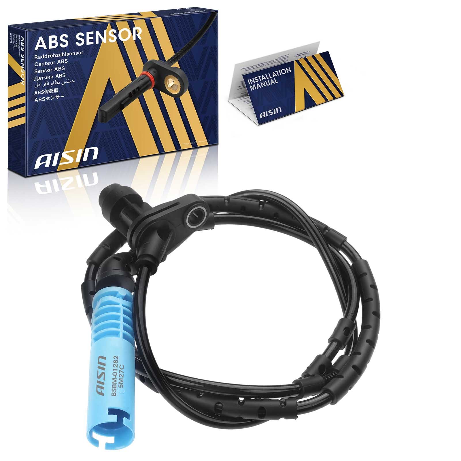 AISIN ABS Speed Sensor, Rear, Driver or Passenger Side, 3-year limited warranty BSBM-01282