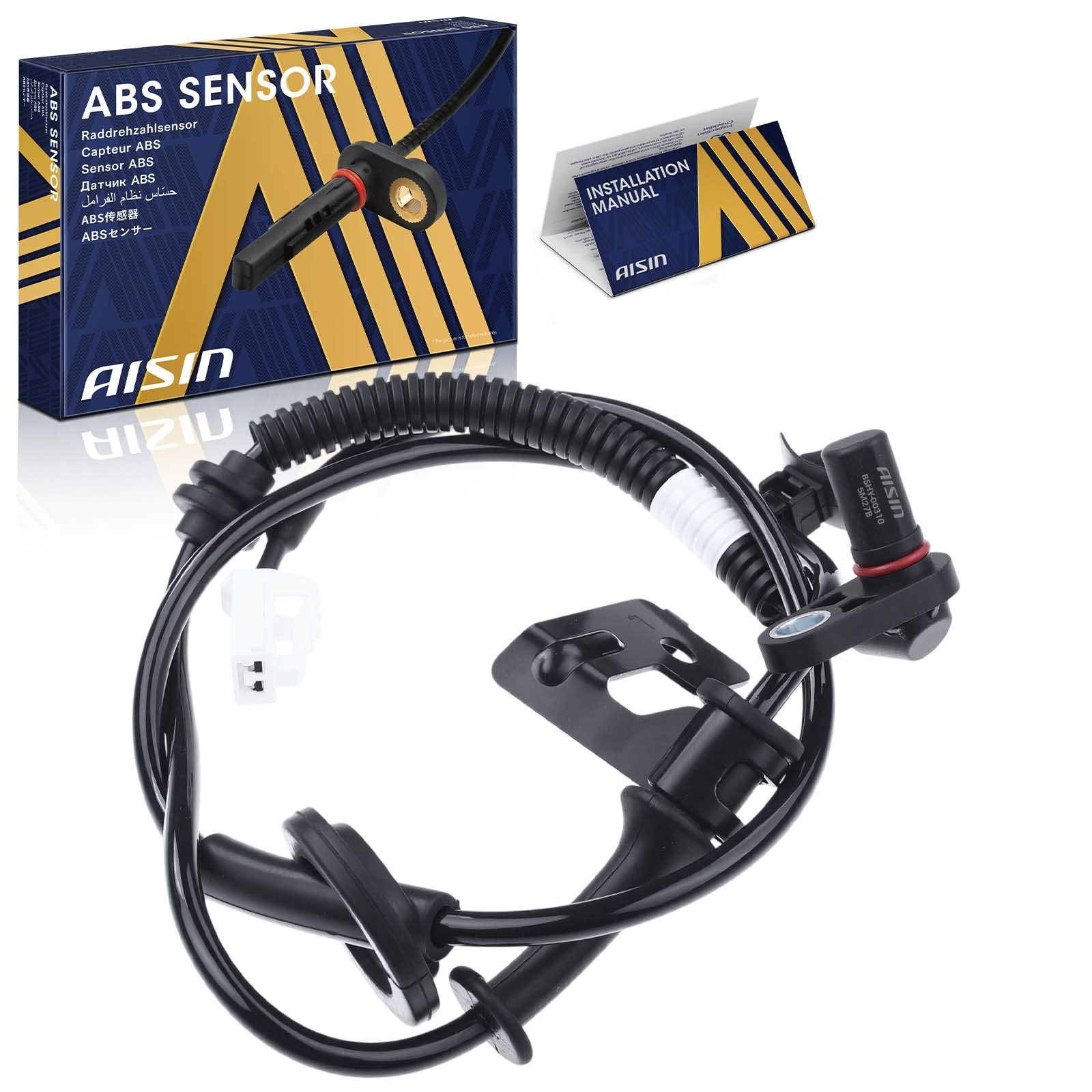 AISIN ABS Speed Sensor, Rear, Driver Side, 3-year limited warranty BSHY-00310