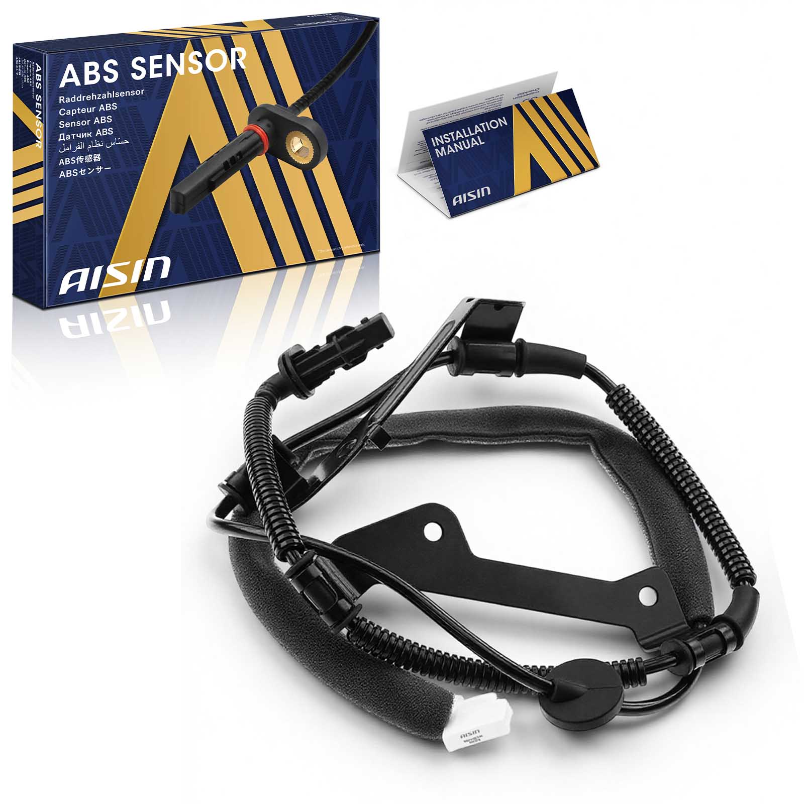 AISIN ABS Speed Sensor, Rear, Driver and Passenger Side, 3-year limited warranty BSHY-02244