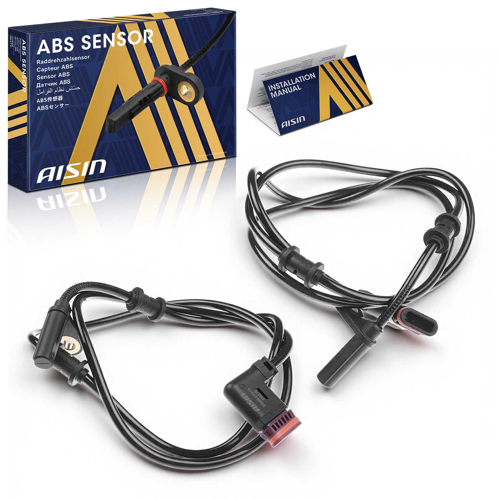 AISIN ABS Speed Sensor, Rear, Driver and Passenger Side, 3-year limited warranty BSMB-01875