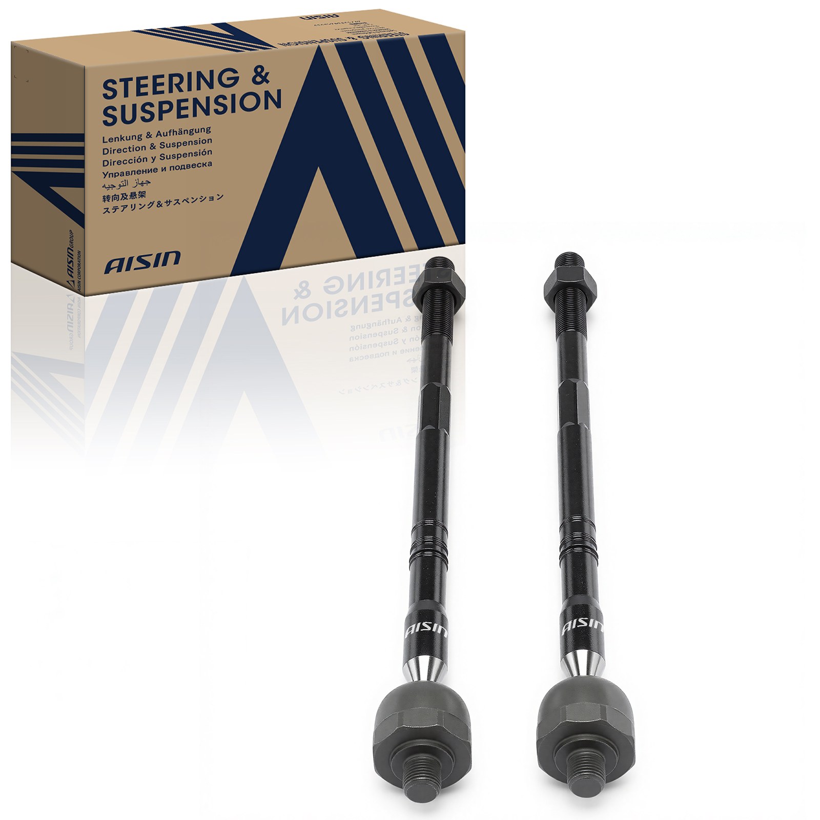 AISIN Tie Rod End Steel, Front, Driver & Passenger Side, Inner, 3-year limited warranty JTRCH-01613