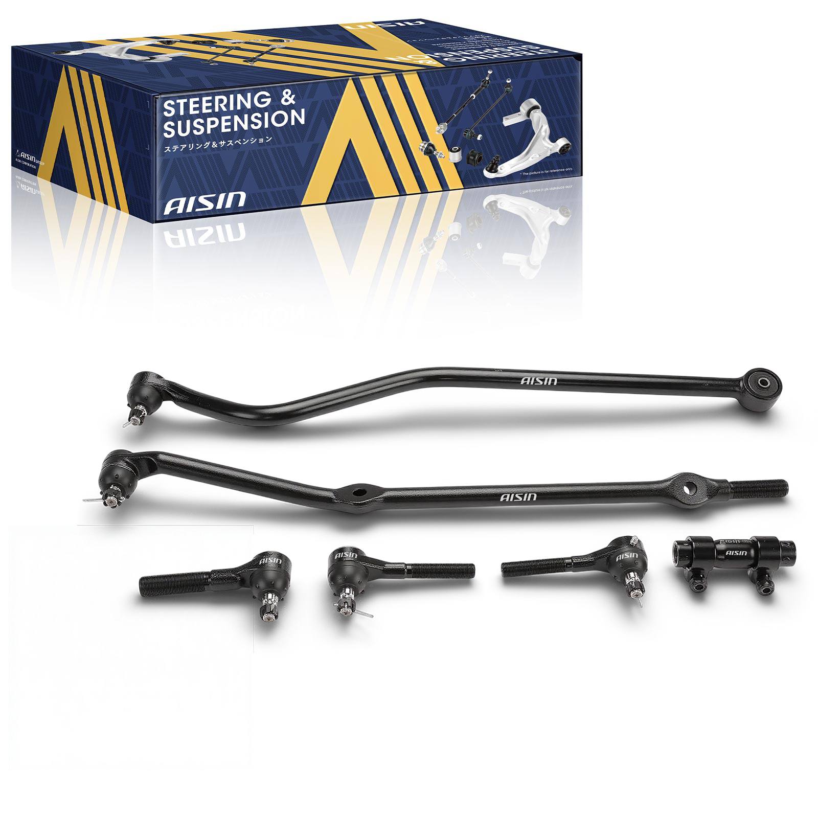 AISIN Tie Rod End Steel, Front, Driver and Passenger Side, 3-year limited warranty JTRCH-01622