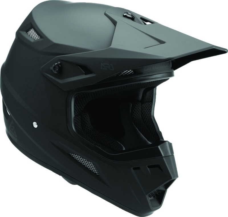Answer Helmet Matte Black, limited warranty against defects in materials & workmanship 446255