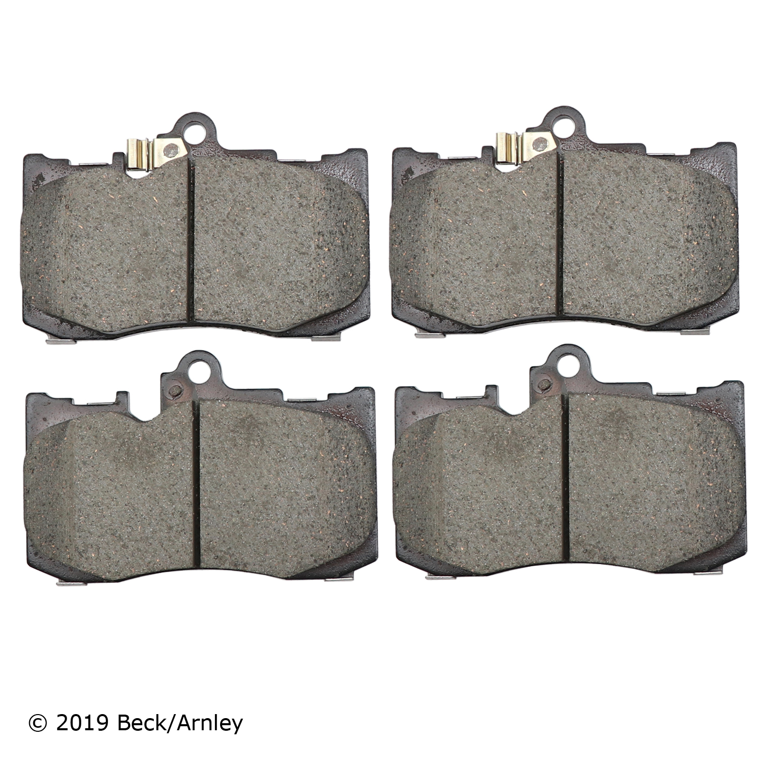 Beck Arnley® 089-2013 Front 2-Wheel Set Semi-Metallic Brake Pads