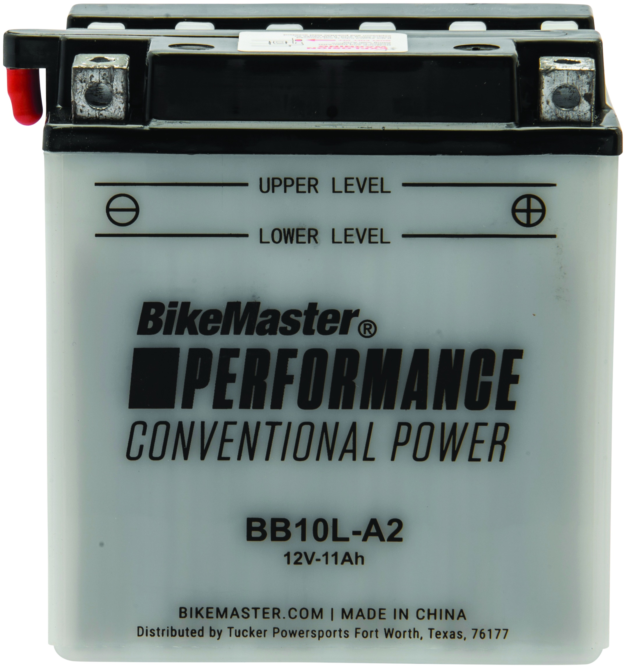 BikeMaster Battery Conventional Performance, 1 year limited warranty 781066