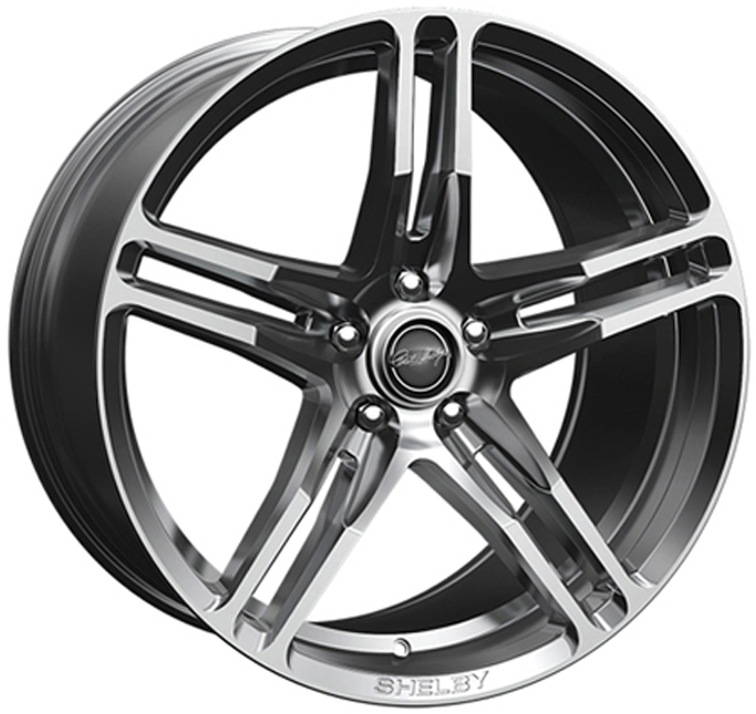 Carroll Shelby Wheels® CS14-295430-CP Universal, Aluminum Powdercoated Chrome Wheel 20 in. X 9.5 in. 5 x 114.3 mm Bolt Pattern