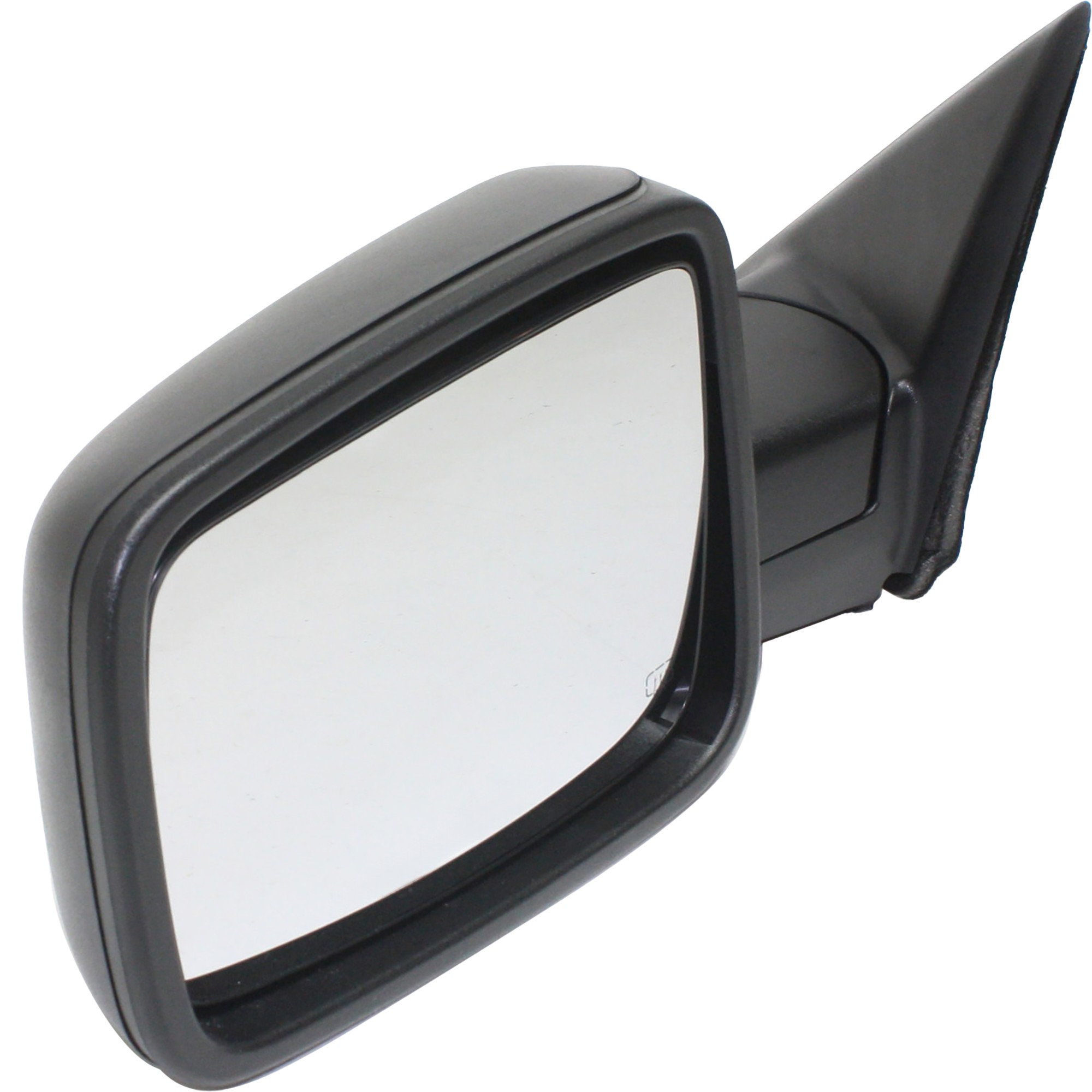 Kool Vue Driver Side Mirror, Power, Manual Folding, Heated, Textured Black,  Without Signal Light, Memory, Puddle Light, Auto-Dimming, and Blind Spot