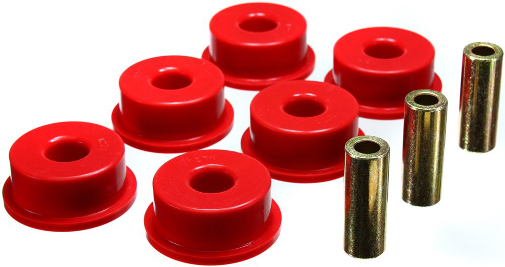 Energy Suspension Differential Carrier Bushing Polyurethane Red, Rear, 2-year Limited Warranty 3.1153R