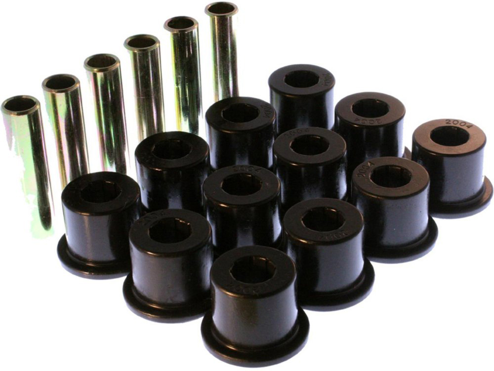 クナッパーツブッシュ　70枚 1970 GMC Jimmy Leaf Spring Bushing - Black, Polyurethane