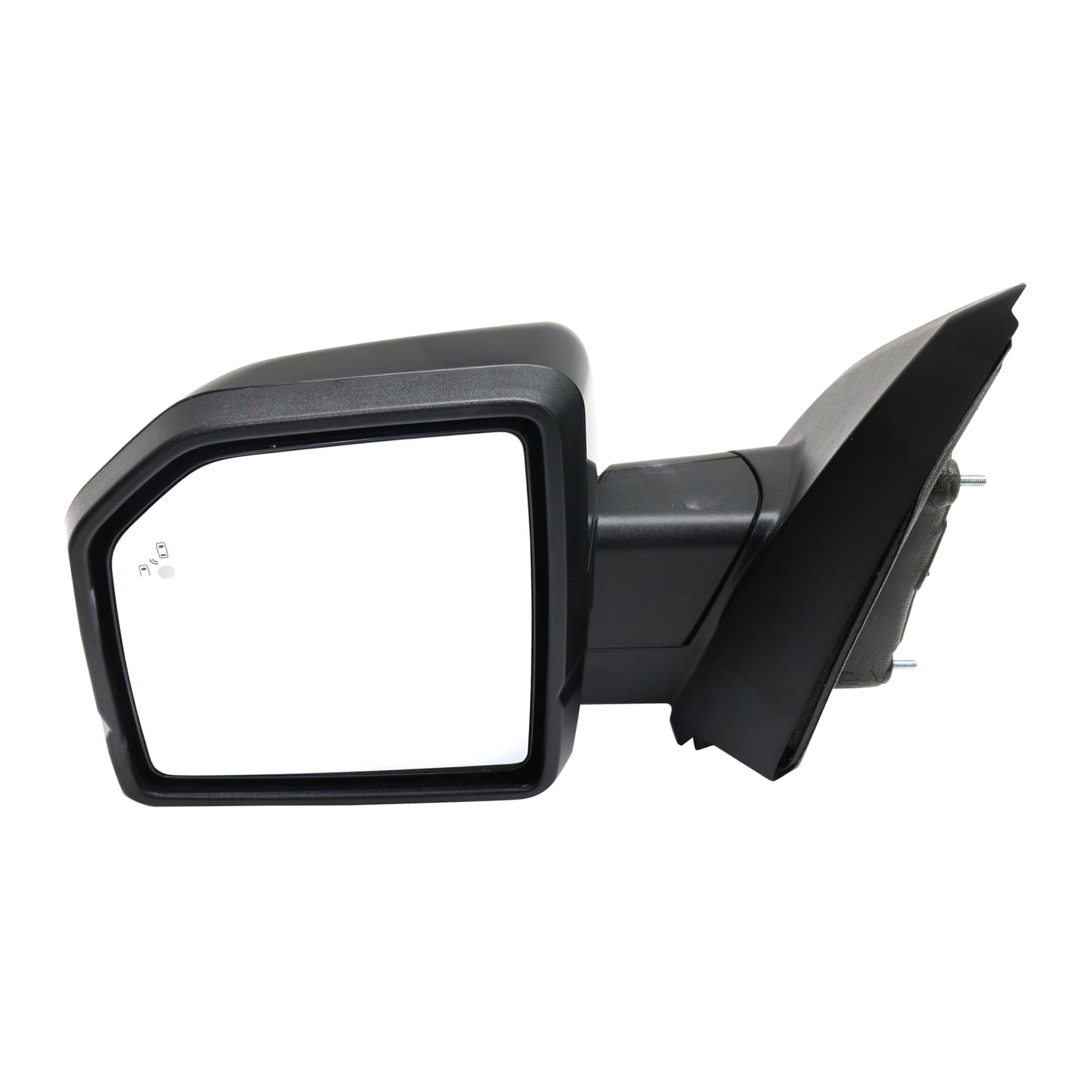 2019 Ford F-150 Driver Side Mirror, Extended Cab Pickup, Power, Heated, Paintable, Power Folding, In-housing Signal Light, With Blind Spot Detection in Glass, With Memory, With Puddle Light, No Auto-Dimming FD180EL-S by Kool Vue® 