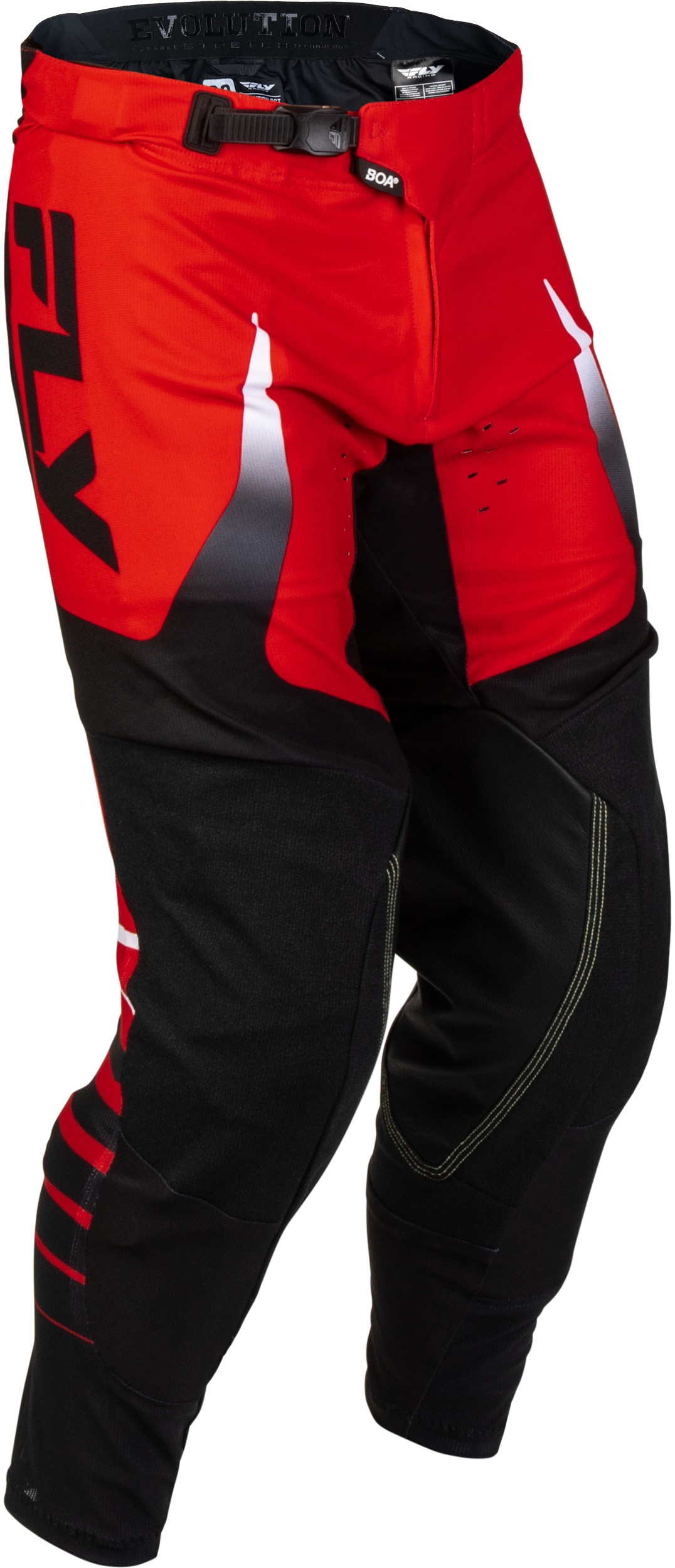 Fly Racing Pants Black, Red, White, Limited Warranty - See manufacturer policy for more information. 380-13128