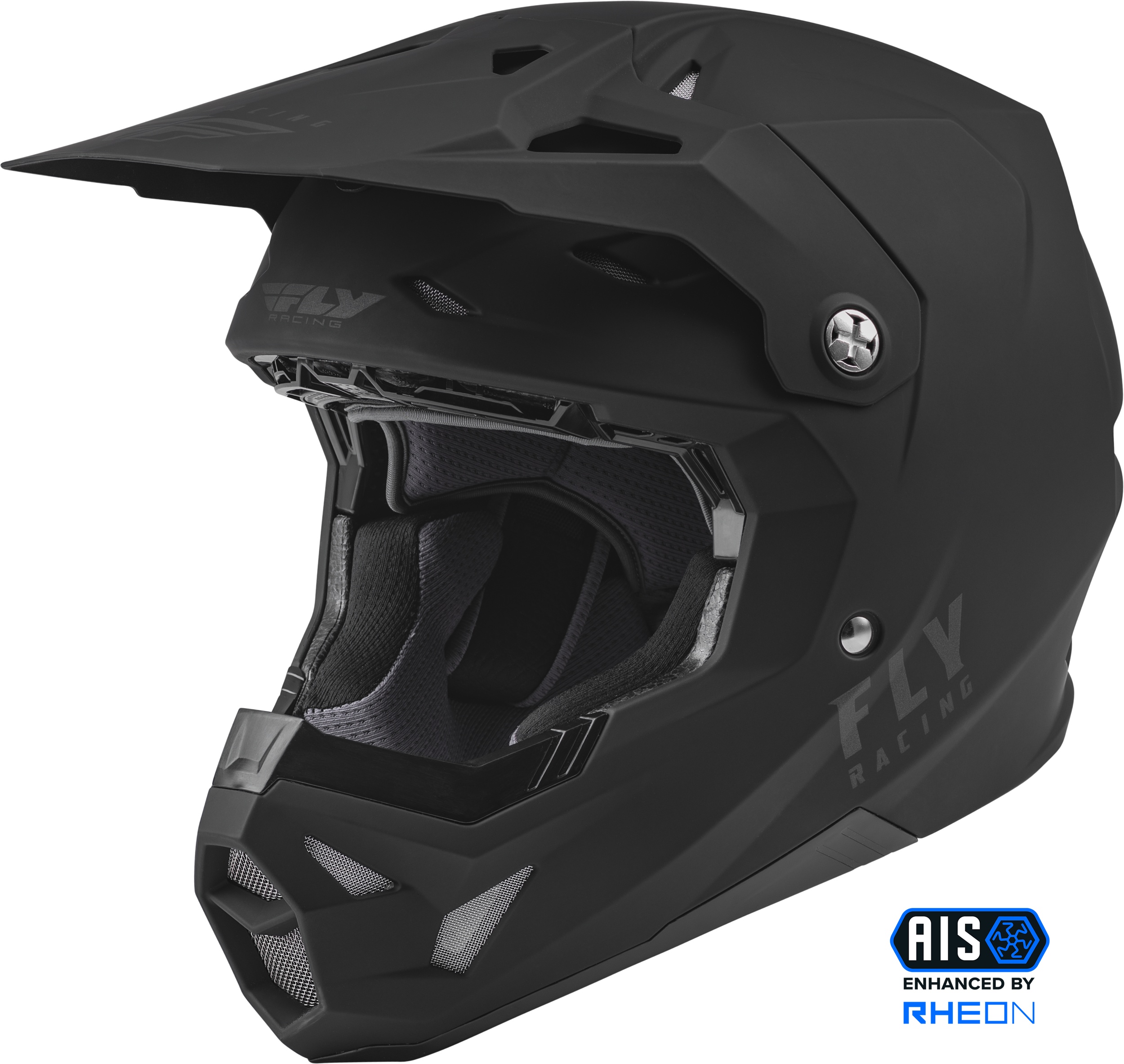 Fly Racing Helmet Matte Black Formula CP Solid Series, 3-year limited warranty 73-0025L