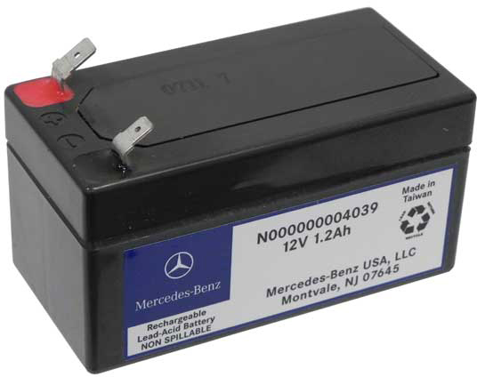 IMP - Mercedes Benz CL -ML - R - S Class Auxiliary Battery 12V 1.2Ah OEM 000000004039 - Autoben Parts IMP - Mercedes Benz CL -ML - R - S Class Auxiliary Battery 12V 1.2Ah OEM 000000004039 - Autoben Parts