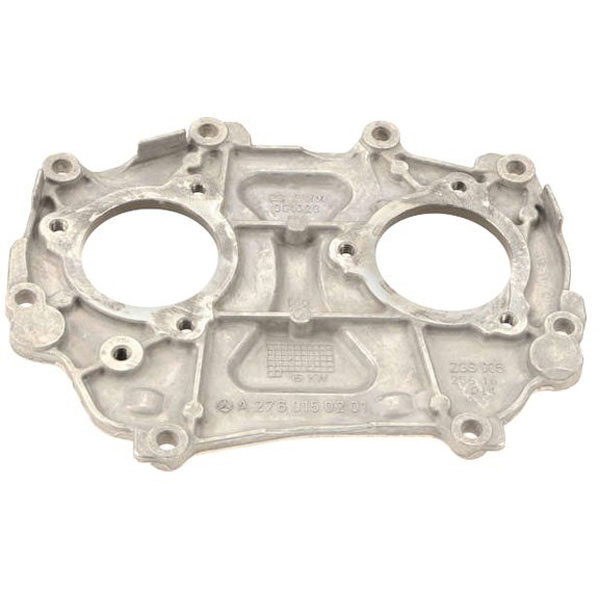 GenuineXL® 2760150201 Timing Cover, Silver, Made of metal GenuineXL® 2760150201 Timing Cover, Silver, Made of metal