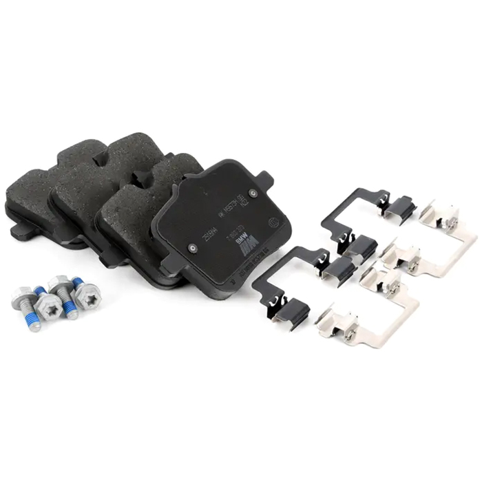 GenuineXL® 34207884379 Rear 2-Wheel Set Semi-Metallic Brake Pads 