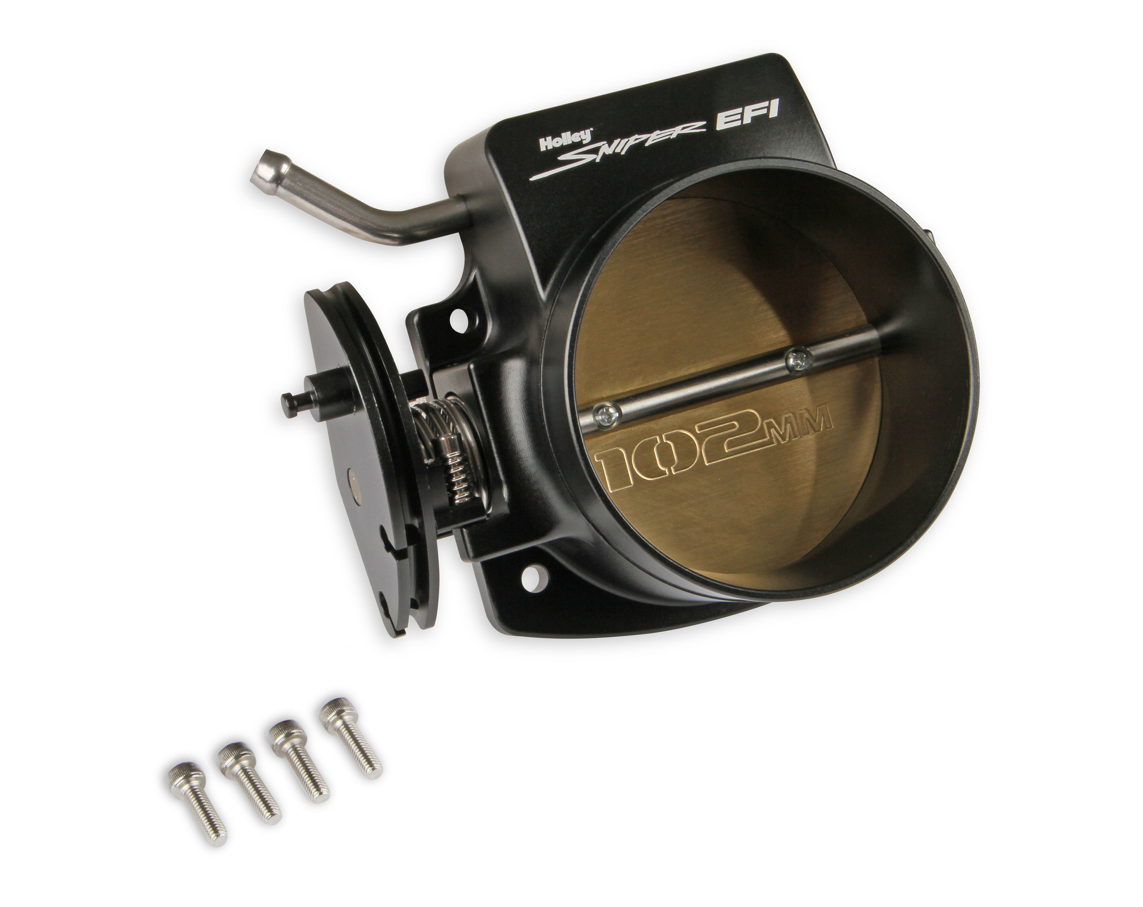 Holley® 860005-1 102MM Throttle Body LS Engine, Black with GM IAC provision