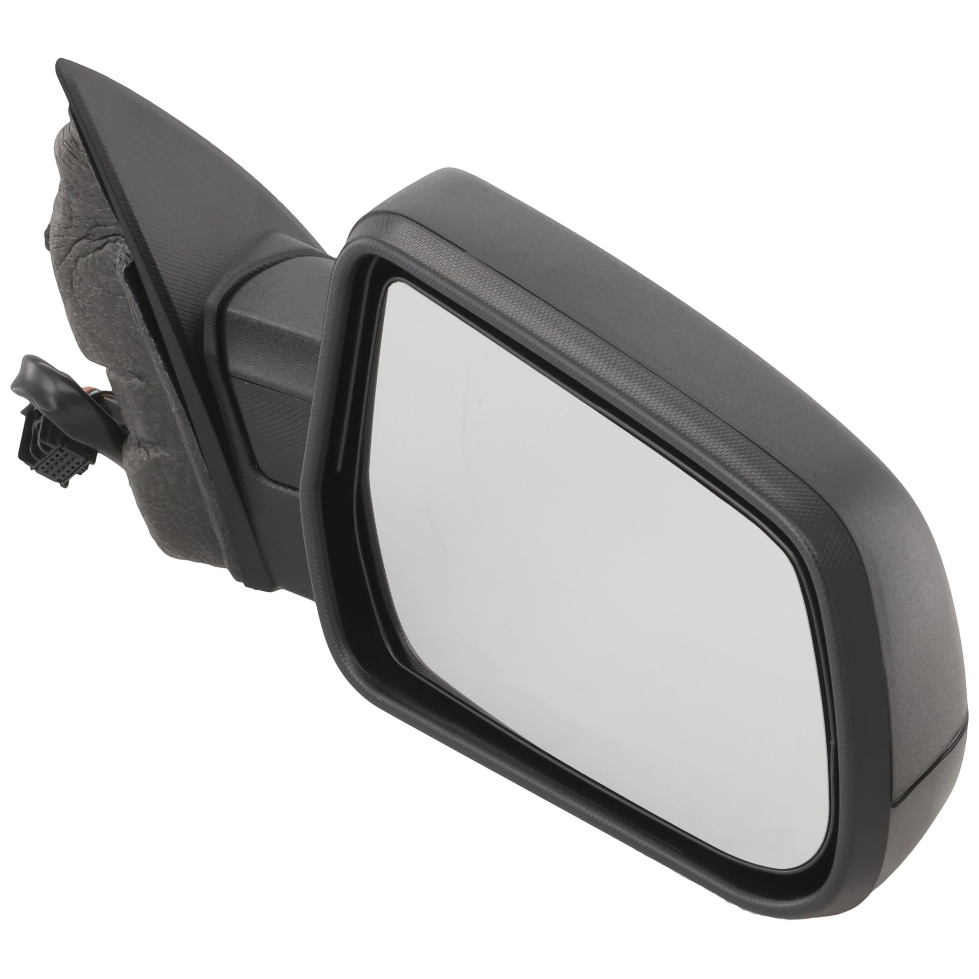 JC Whitney® Passenger Side Mirror, Power, Non-Heated, Manual Folding, Textured Black, Without Signal Light, Without Memory, Without Puddle Light, JC Whitney® Passenger Side Mirror, Power, Non-Heated, Manual Folding, Textured Black, Without Signal Light, Without Memory, Without Puddle Light,