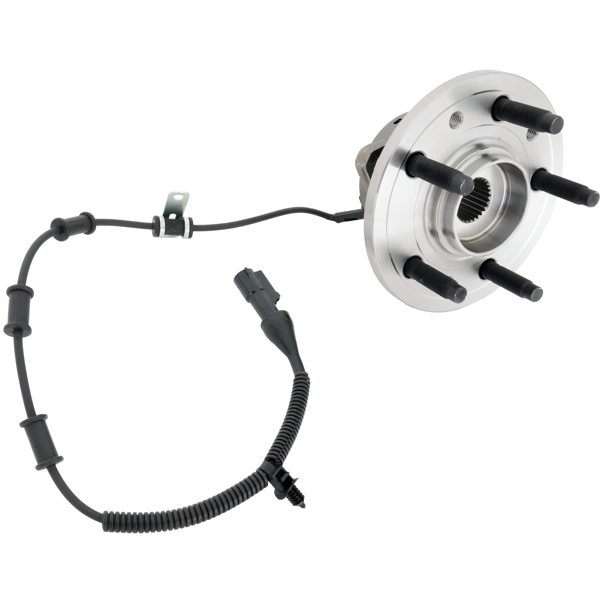JC Whitney Front, Driver Side Wheel Hub, With Bearing, With Sensor