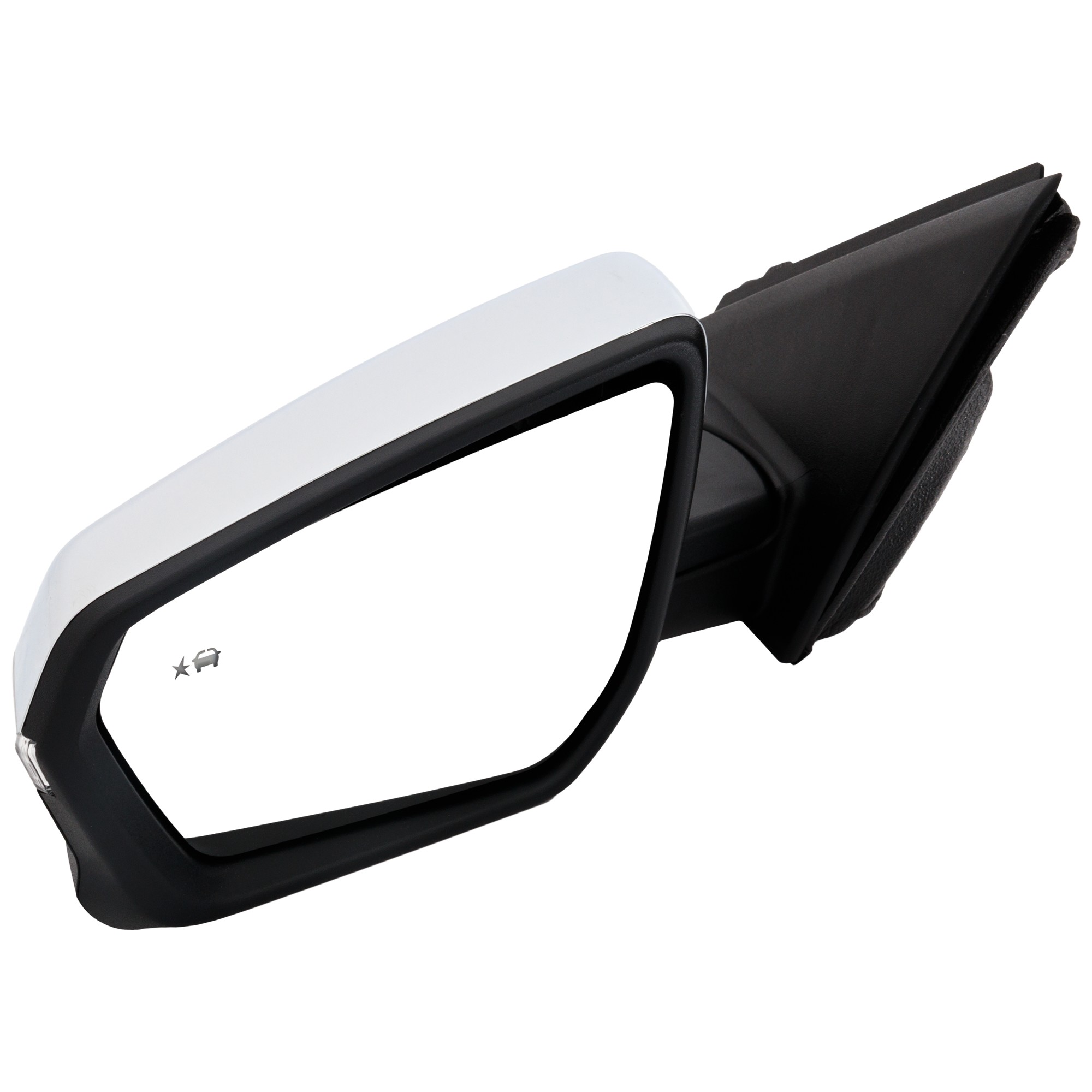 JC Whitney® Driver Side Mirror, Power, Manual Folding
