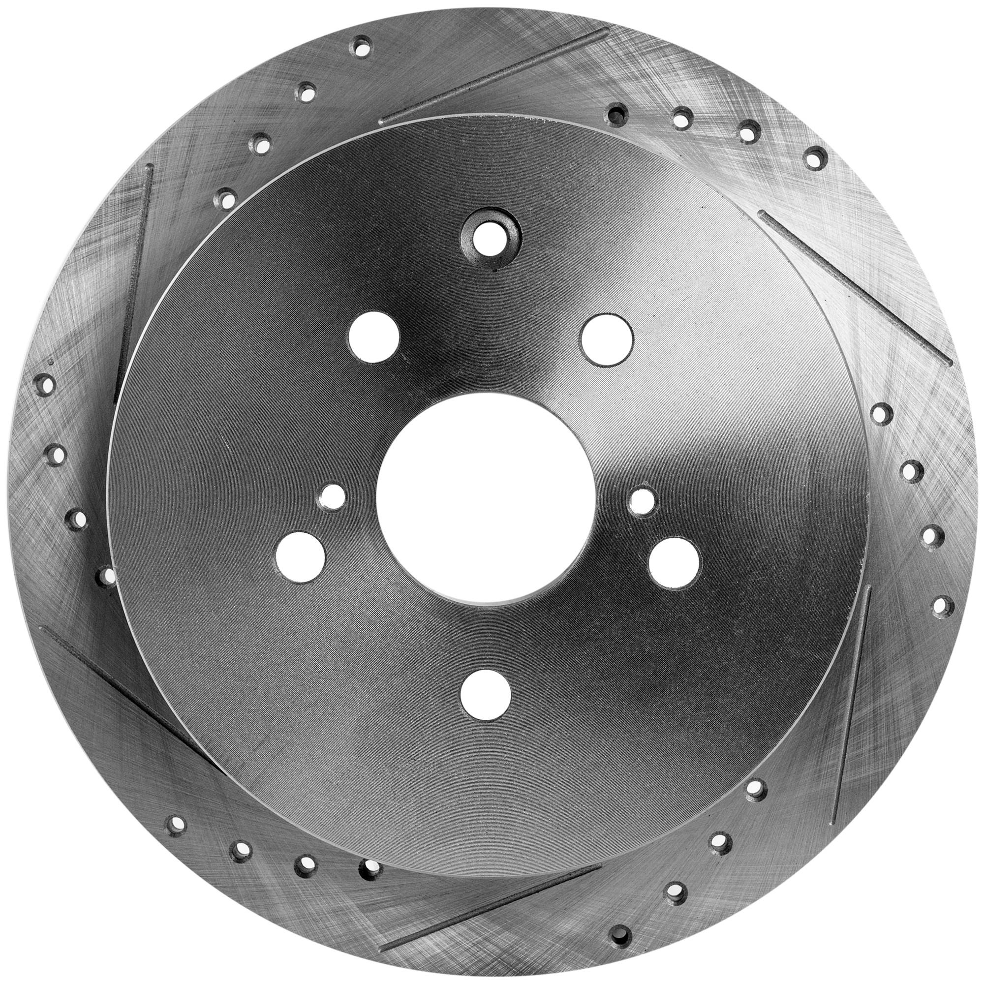 JC Whitney® Rear, Driver or Passenger Side Brake Disc, Cross