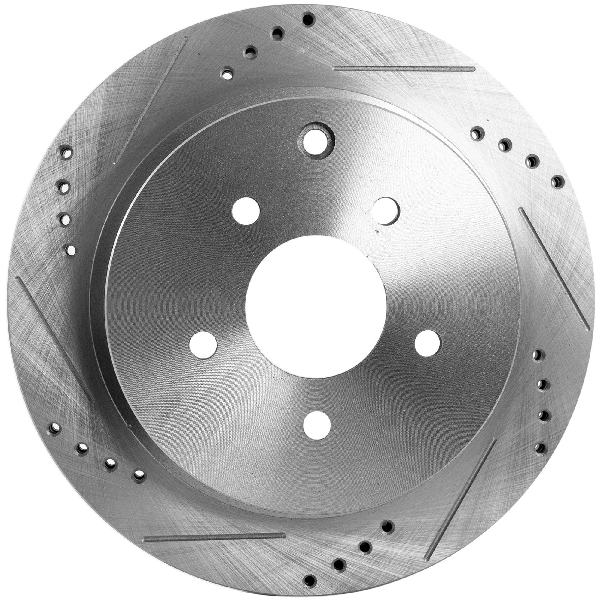 JC Whitney® Rear, Driver or Passenger Side Brake Disc, Cross