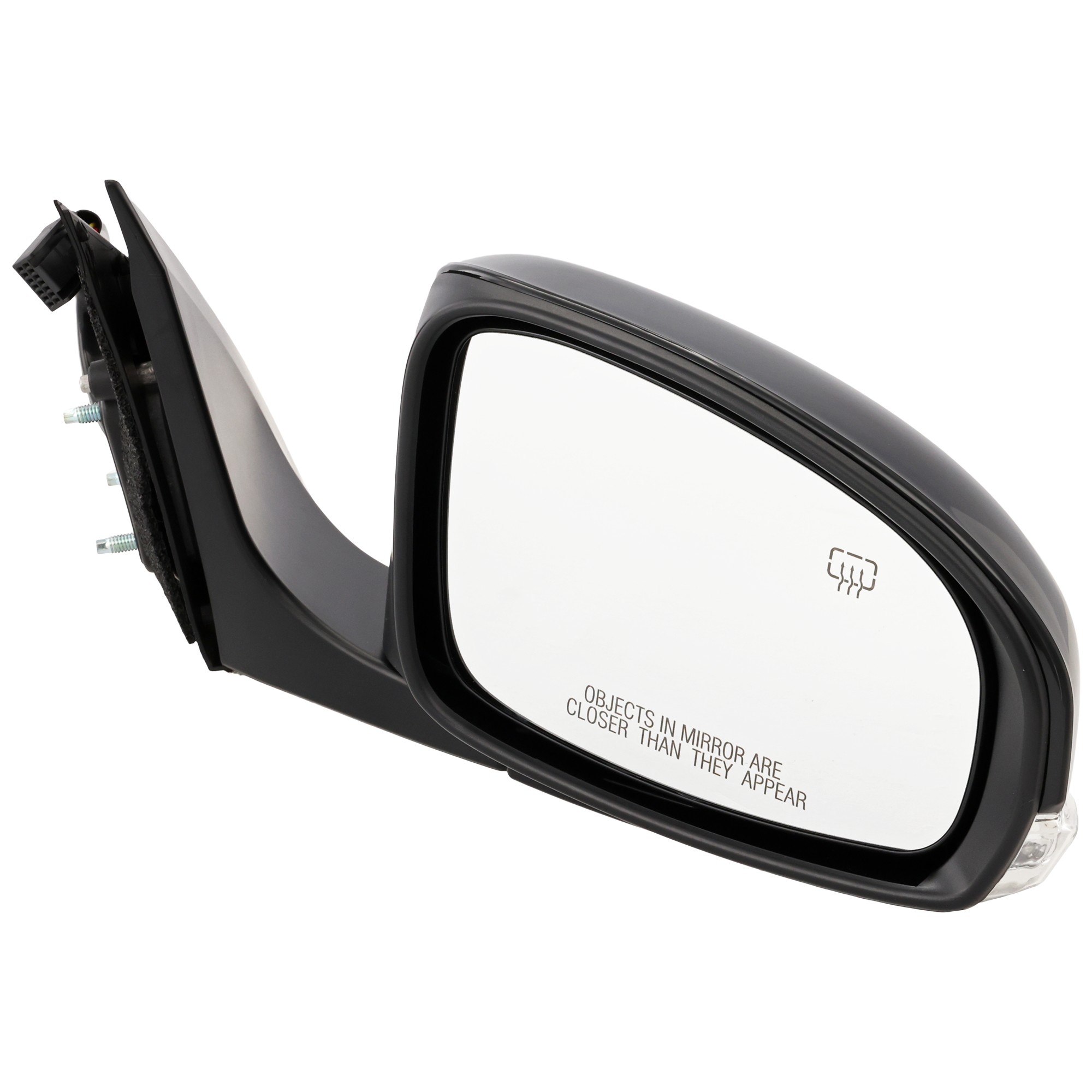 JC Whitney® Passenger Side Mirror, Power, Manual Folding
