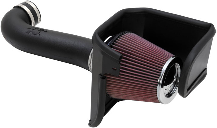 K&amp;N® 2016 Dodge Charger R/T - Cold Air Intake, Exc. Shaker Hood, with Heat Shield, Oiled, Plastic Tube, 8 Cyl 5.7L, 57 Series FIPK Series