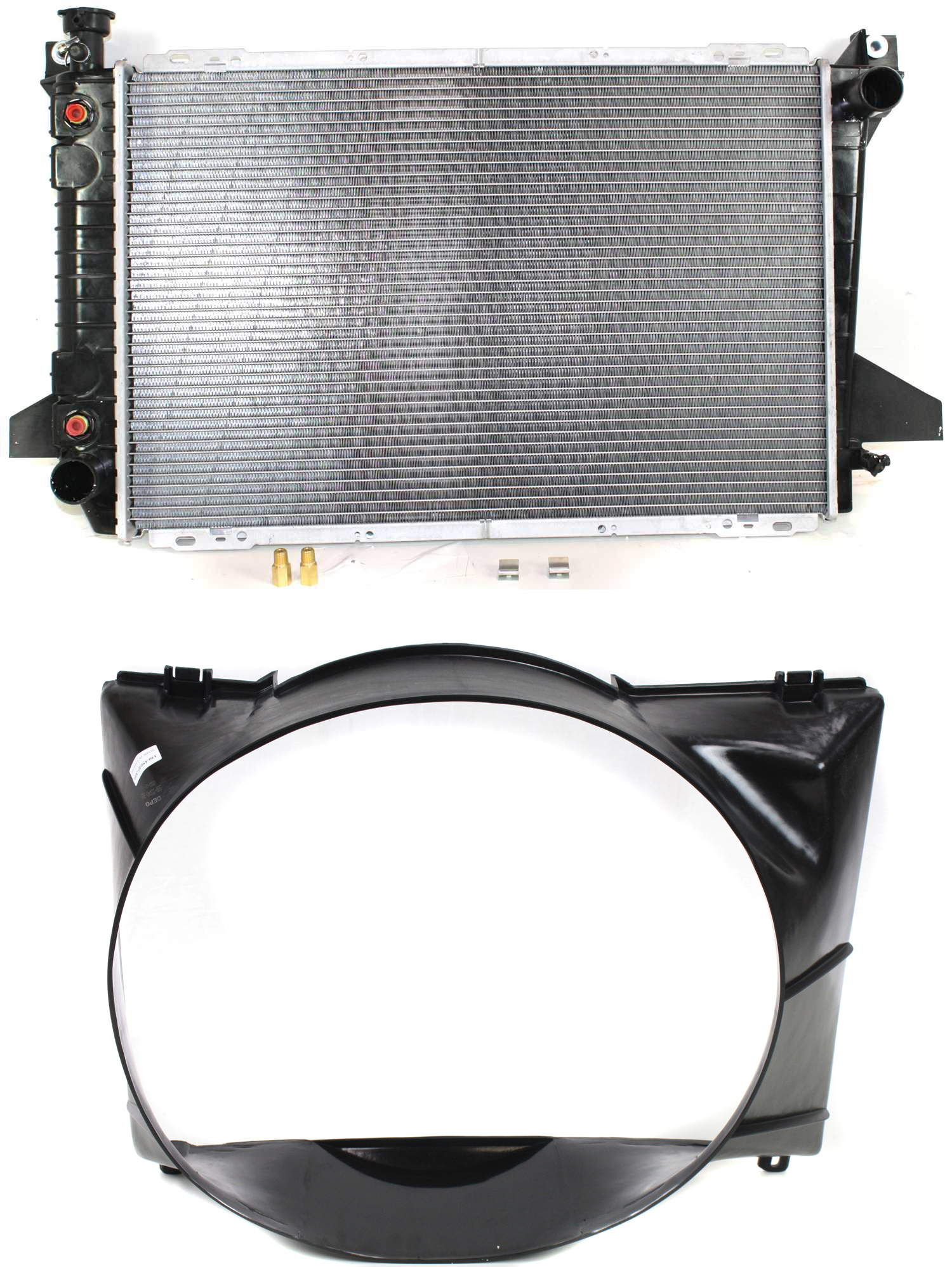 Fan Shroud Replacement For Ford F-150, F-250, F-350 & Bronco – Direct Fit, Mechanic’s Choice