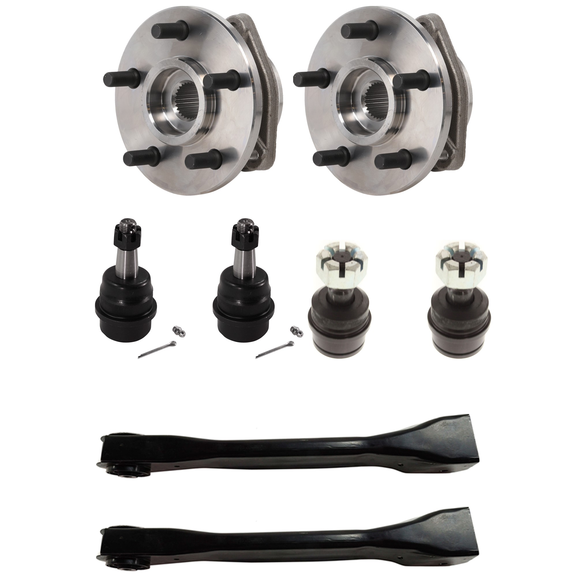 15pcs Front Sway Bars Control Arms Ball Joints For 1996-1998 Jeep Grand Cherokee
