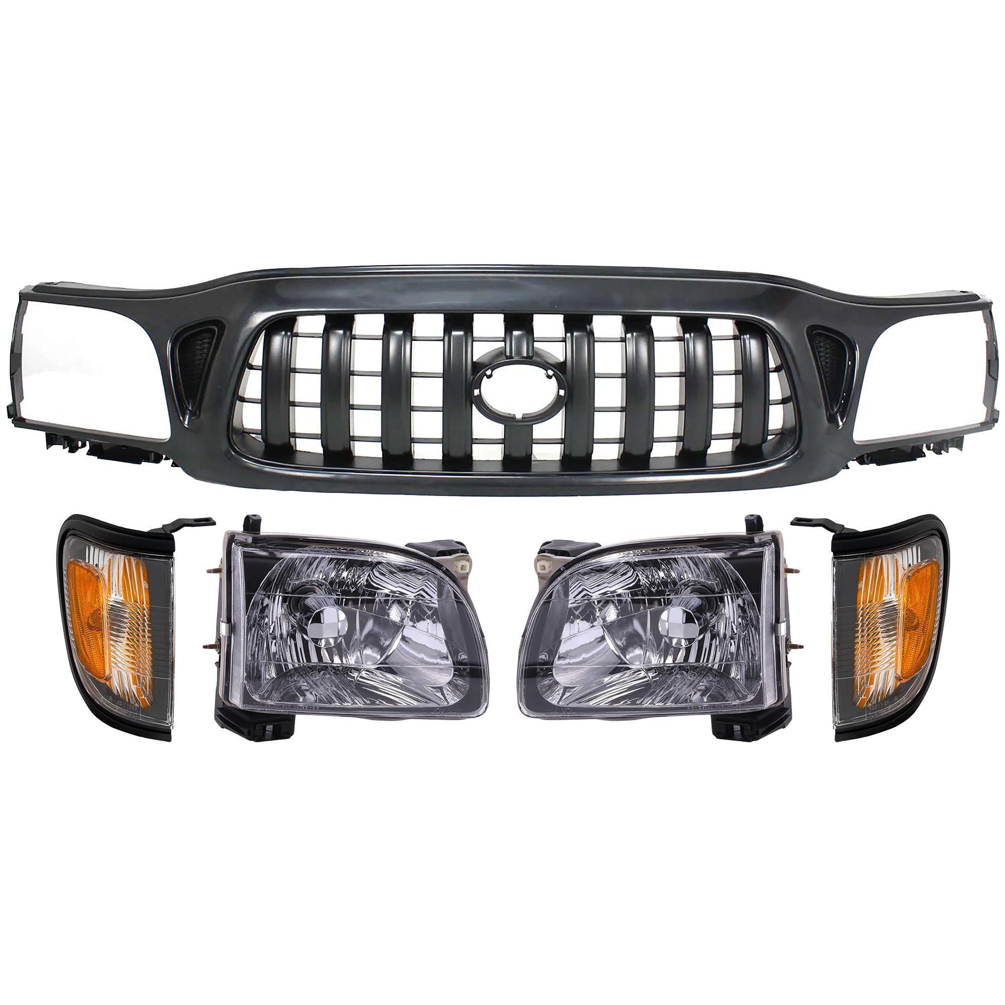 Replacement® 2002 Toyota Tacoma Pre Runner - Grille, Paintable, Naturally Aspirated, DOHC, GAS, 2-Door, Standard Cab Pickup KIT-022521-15