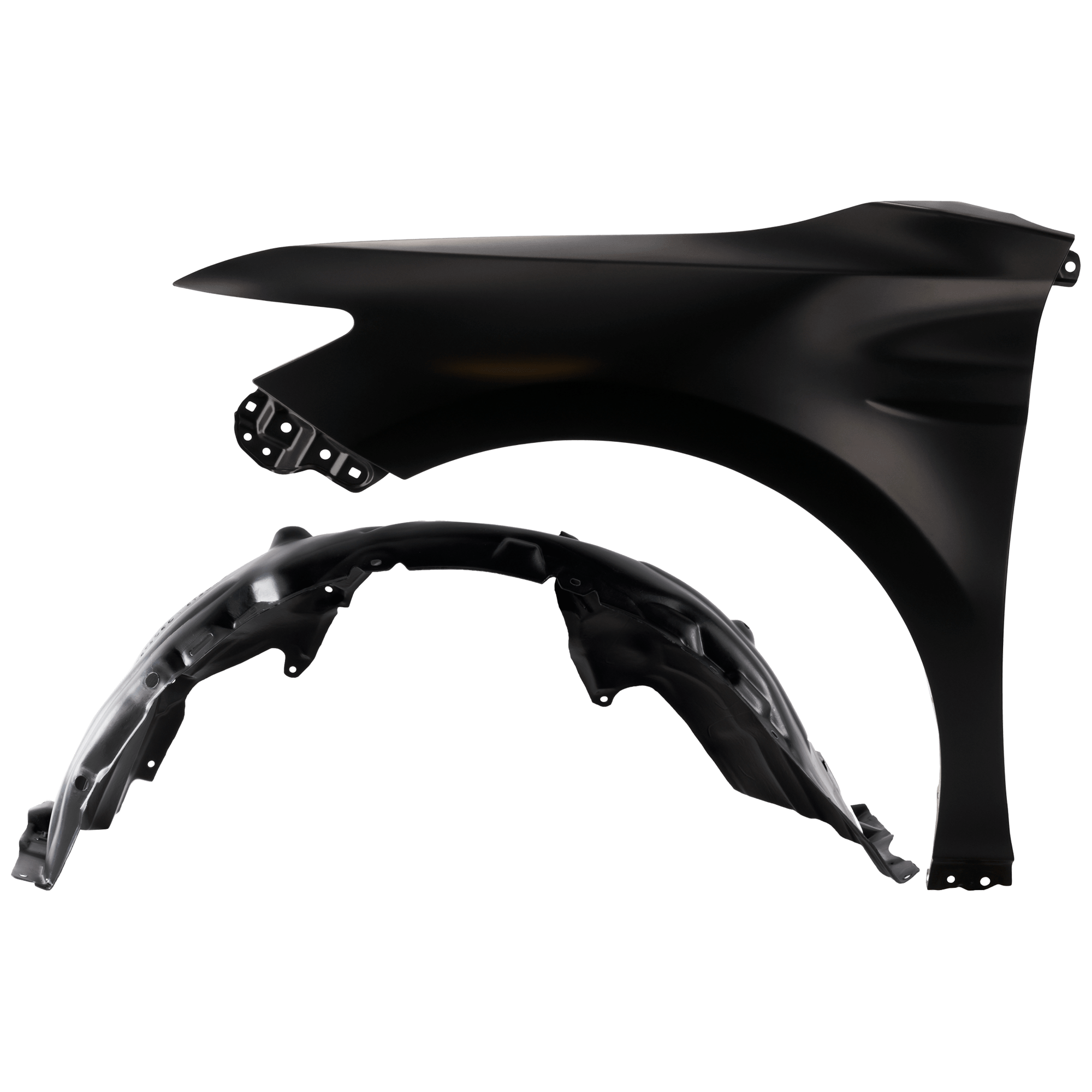 Replacement Fender Steel Primed, Front, Driver Side, 1-year unlimited-mileage warranty KIT-050926-AE1600