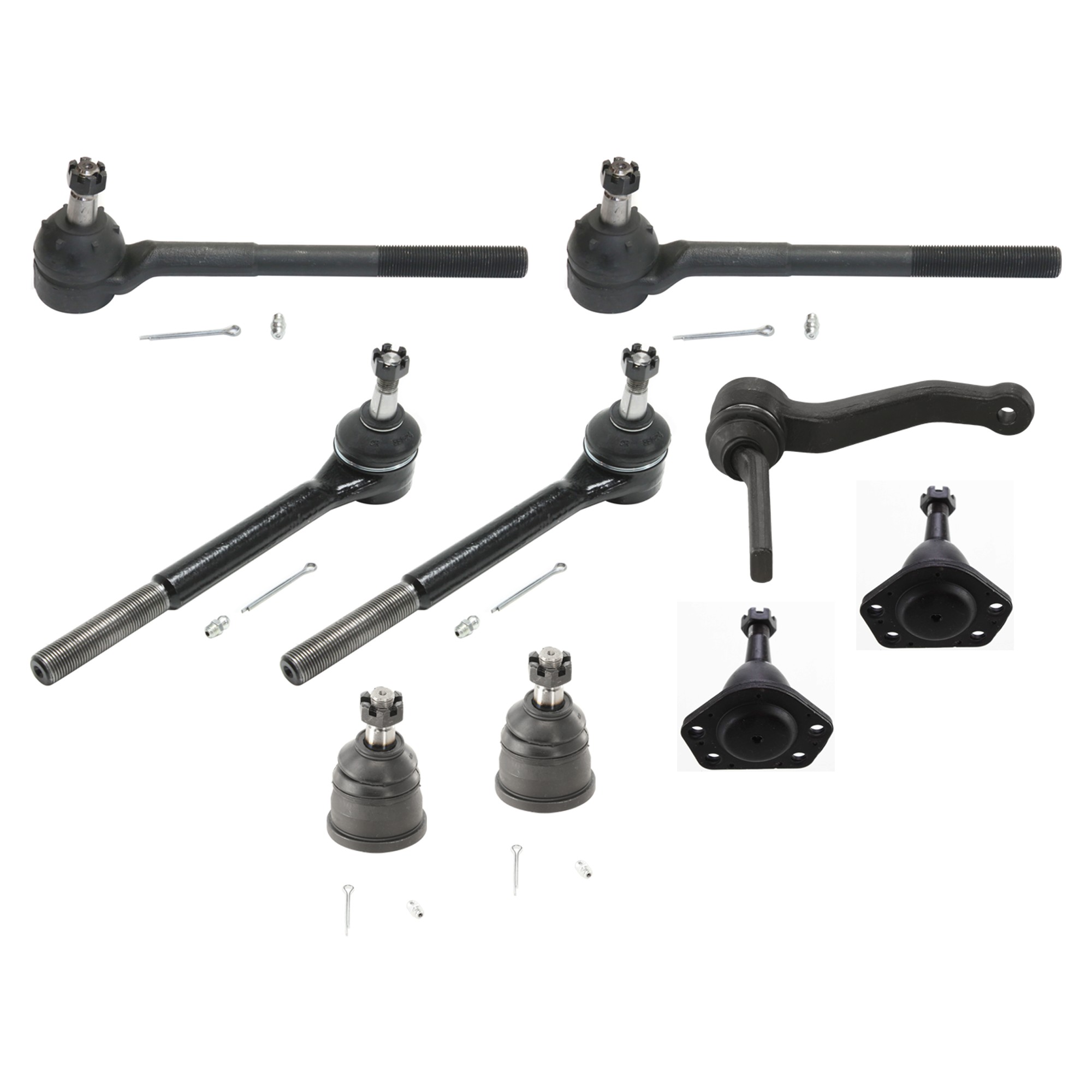 Detroit Axle - Front 12pc Suspension Kit for Chevrolet S10 Blazer GMC