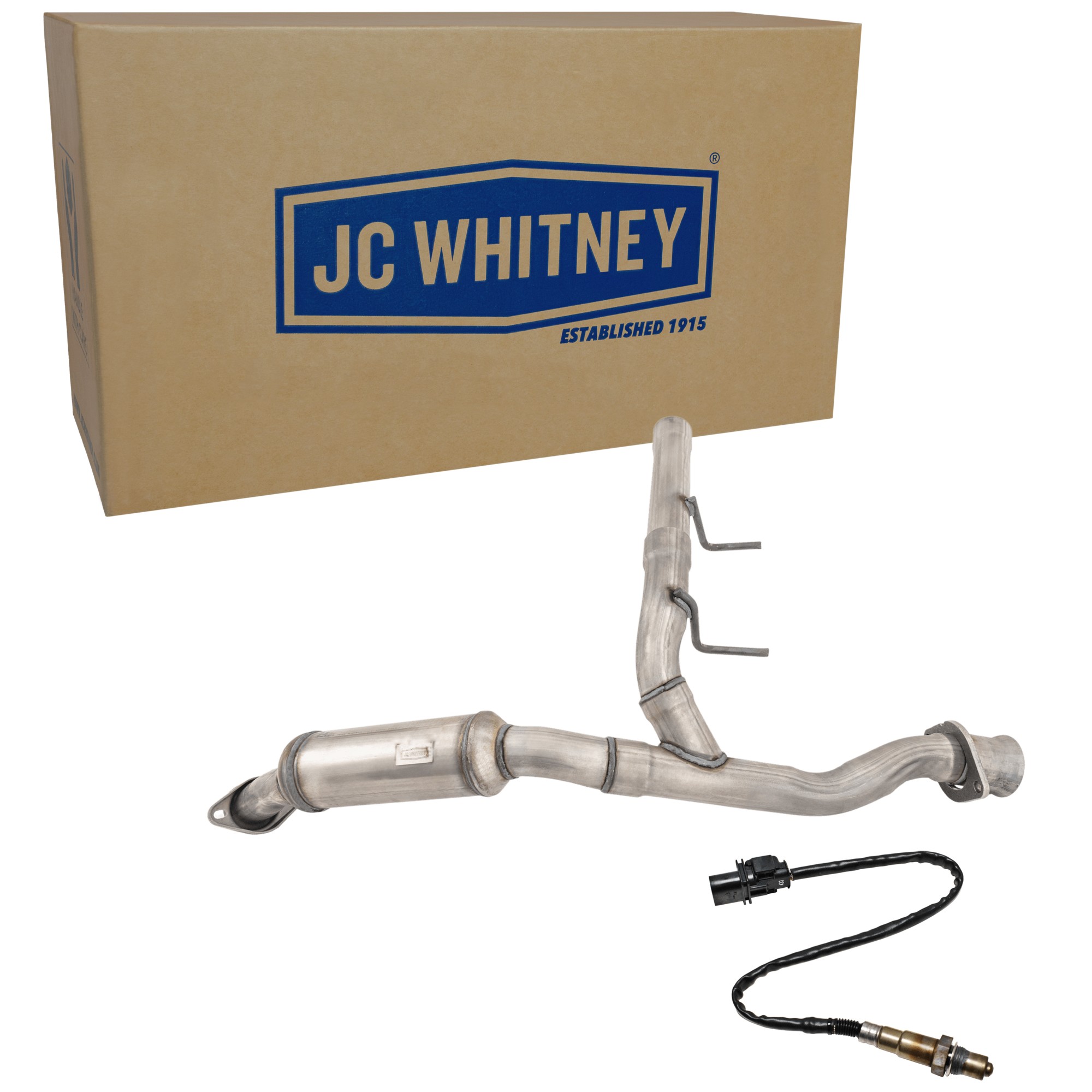 JC Whitney® 2-Piece Kit Firewall Side Catalytic Converter