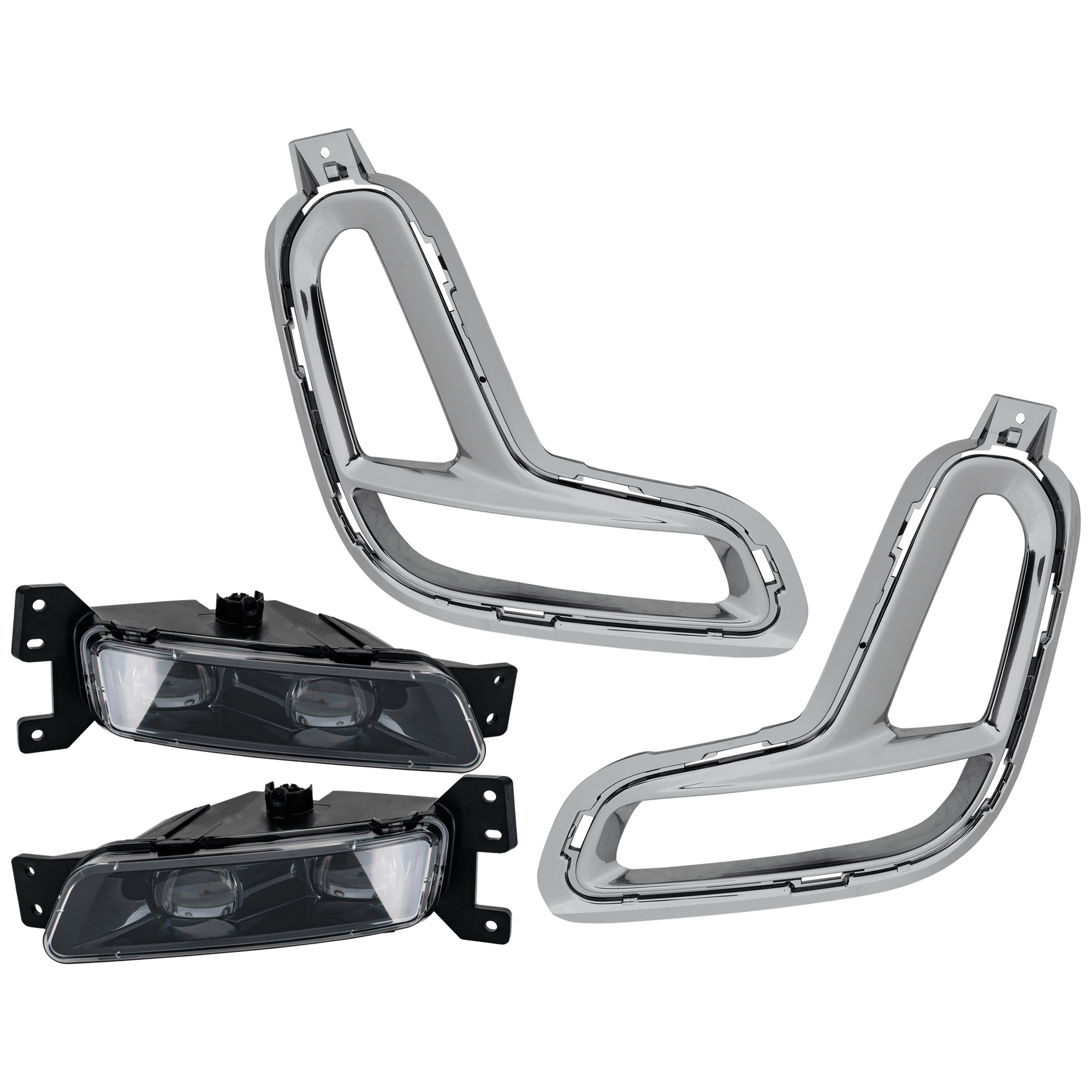 Replacement Fog Light OE Comparable Finish, Front, Driver & Passenger Side, 1-year unlimited-mileage warranty KIT-062726-140