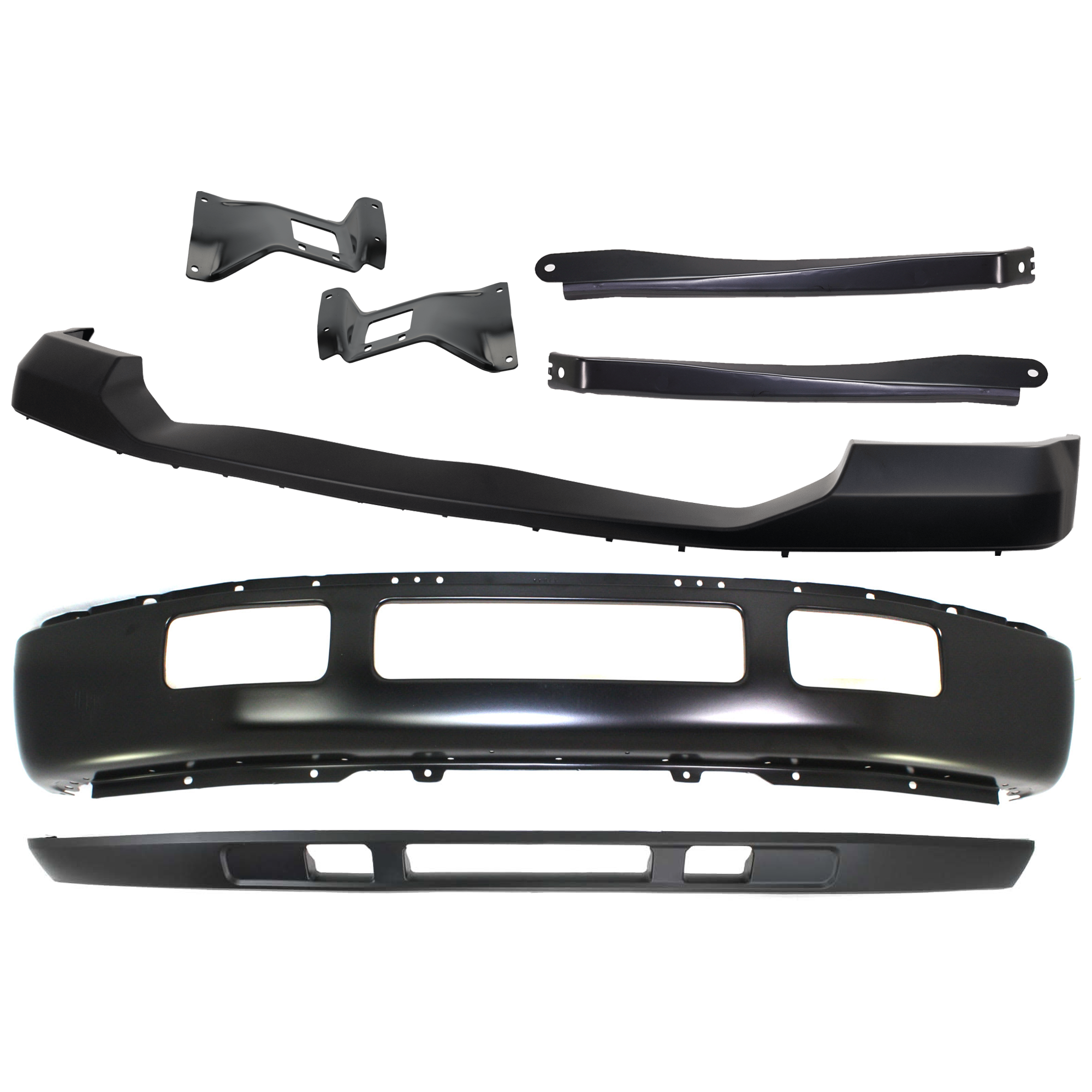 Replacement Bumper Steel Paintable, Front, 1-year unlimited-mileage warranty KIT-071824-C62