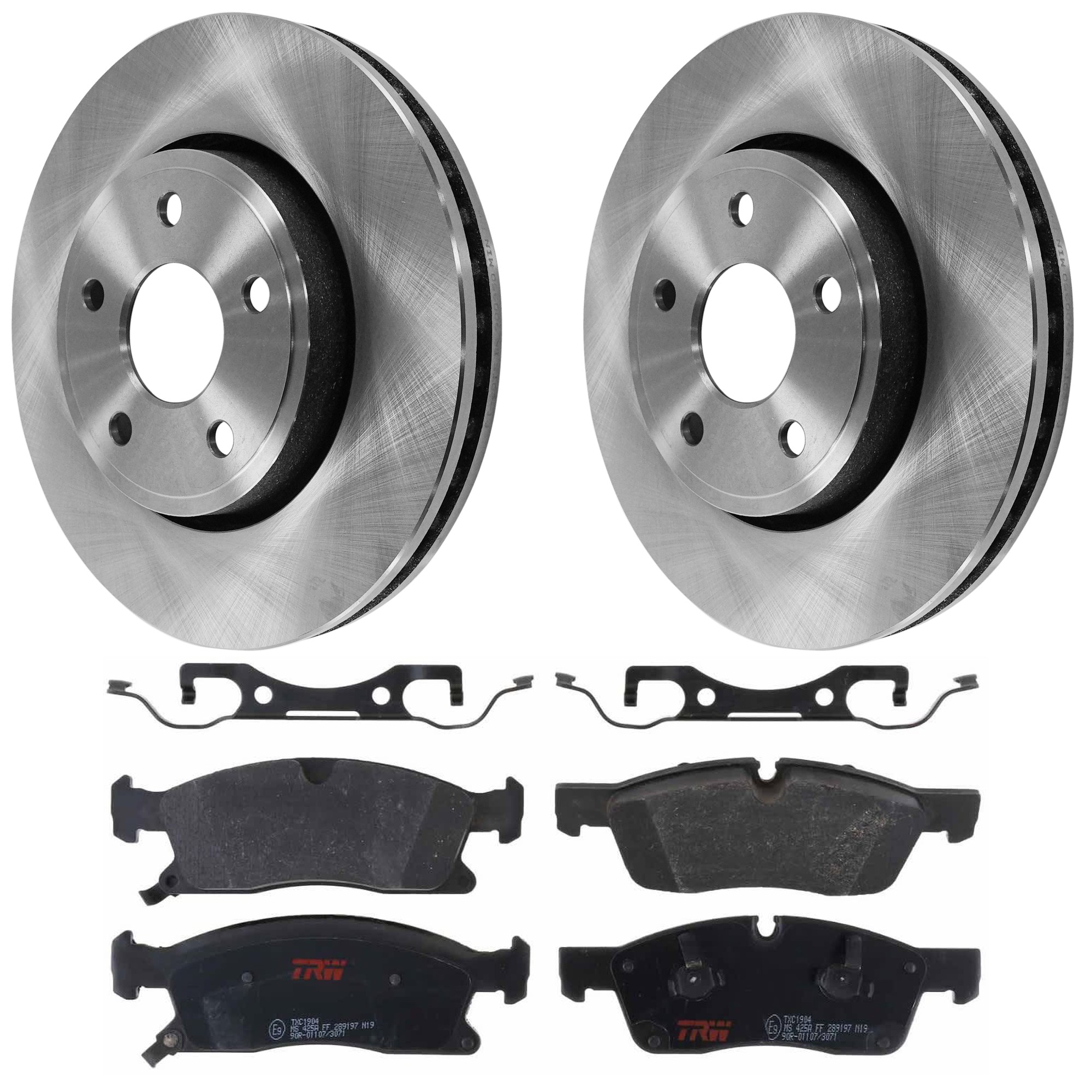 2020 Jeep Grand Cherokee - 2-Wheel Set Front Brake Disc and Pad
