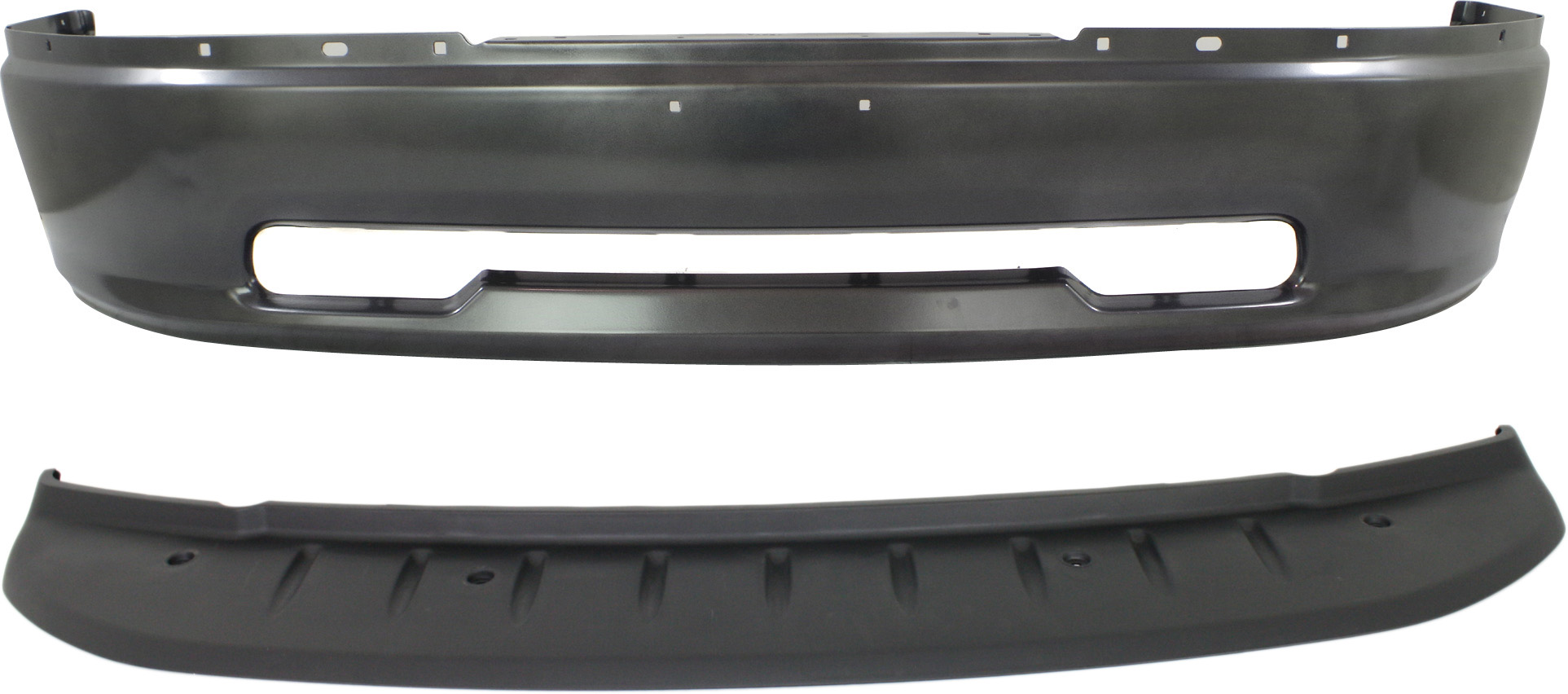 Replacement Bumper Steel Paintable, Front, 1-year unlimited-mileage warranty KIT-080317-06