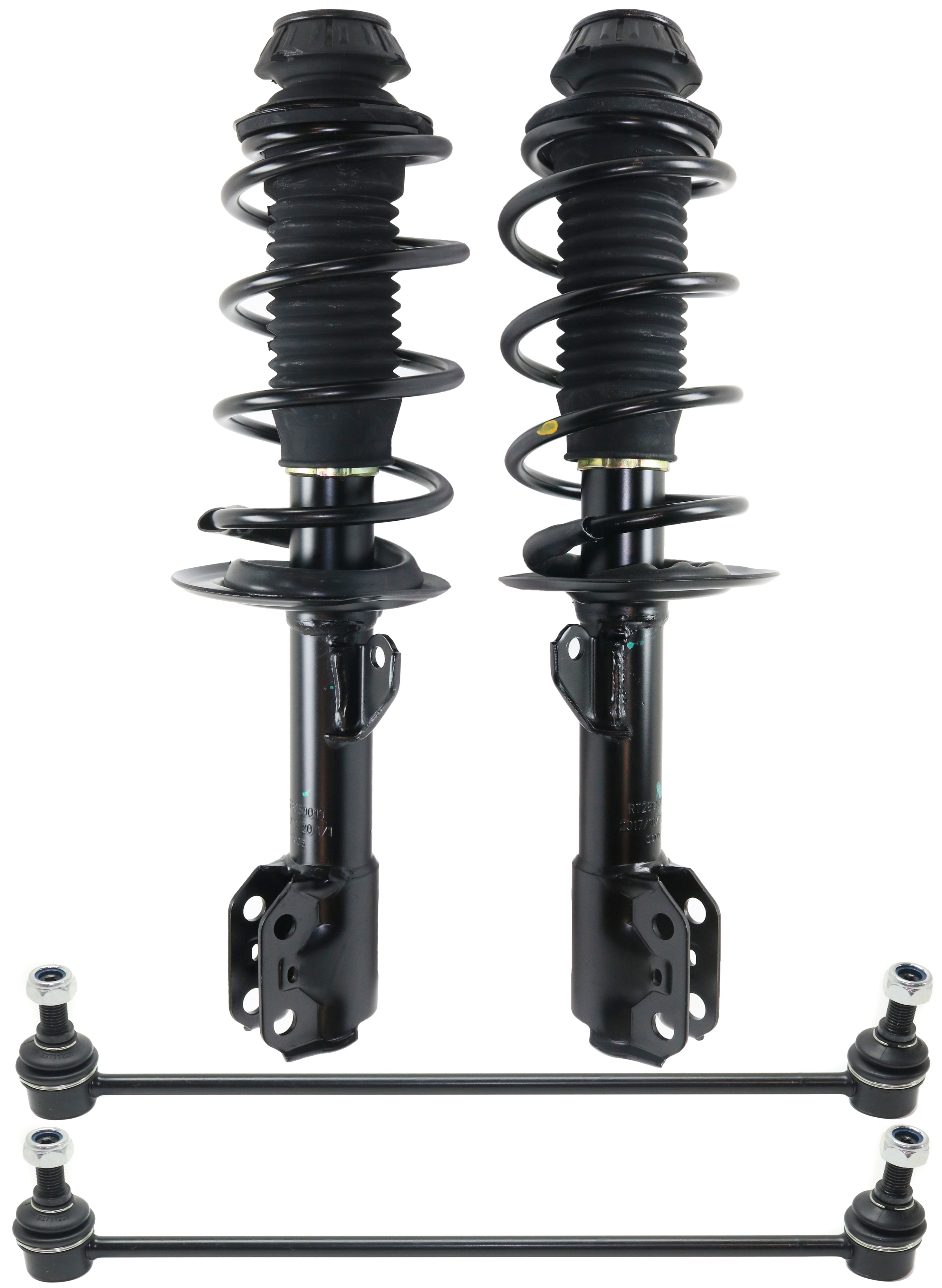 JC Whitney Suspension Kit, Front, Driver & Passenger Side, 1-year unlimited-mileage warranty KIT-081517-02