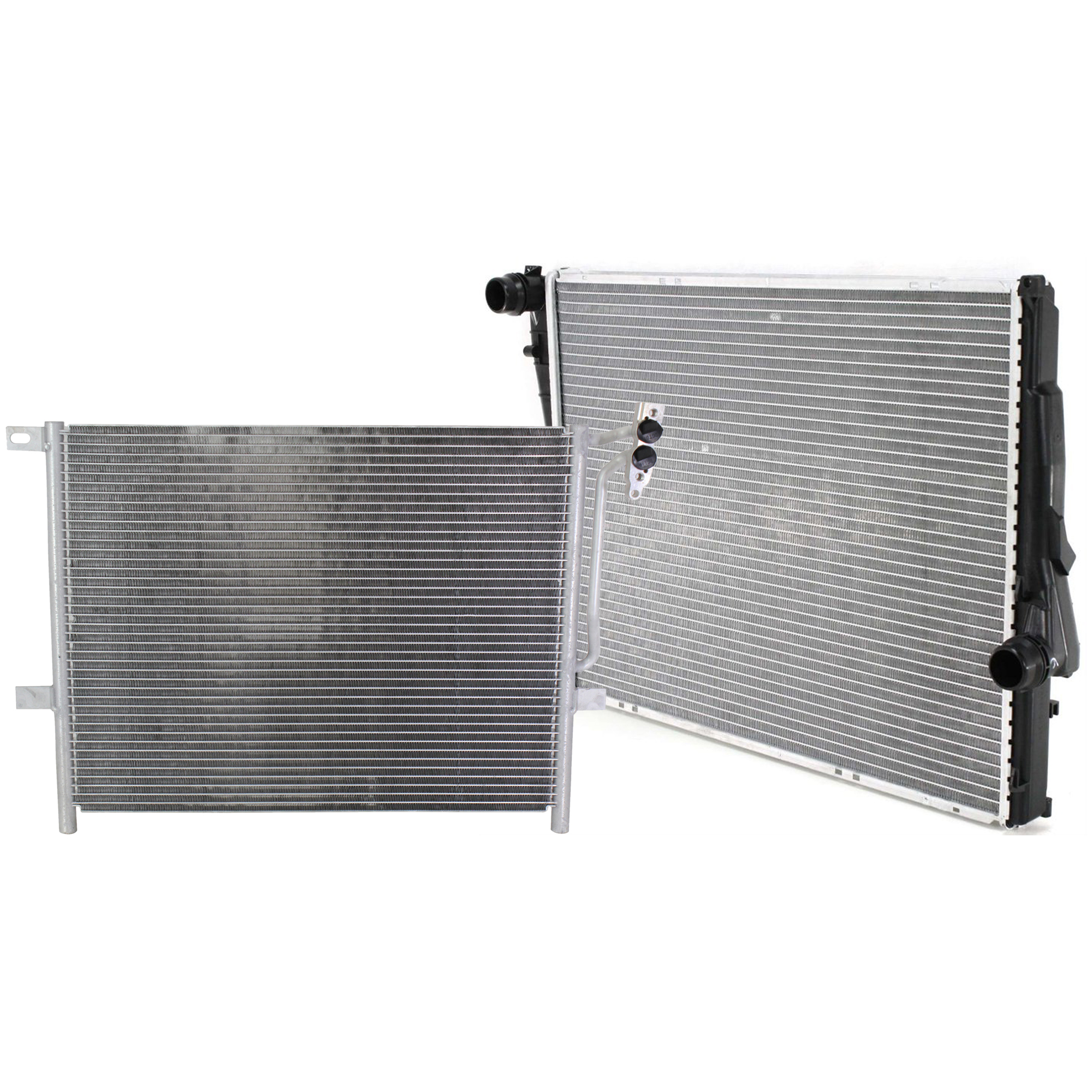 Replacement® 2004 BMW 330i - 2-Piece Kit Radiator, Automatic Transmission, 6 Cyl 3.0L, includes (1) A/C Condenser and (1) Radiator KIT-090123-117