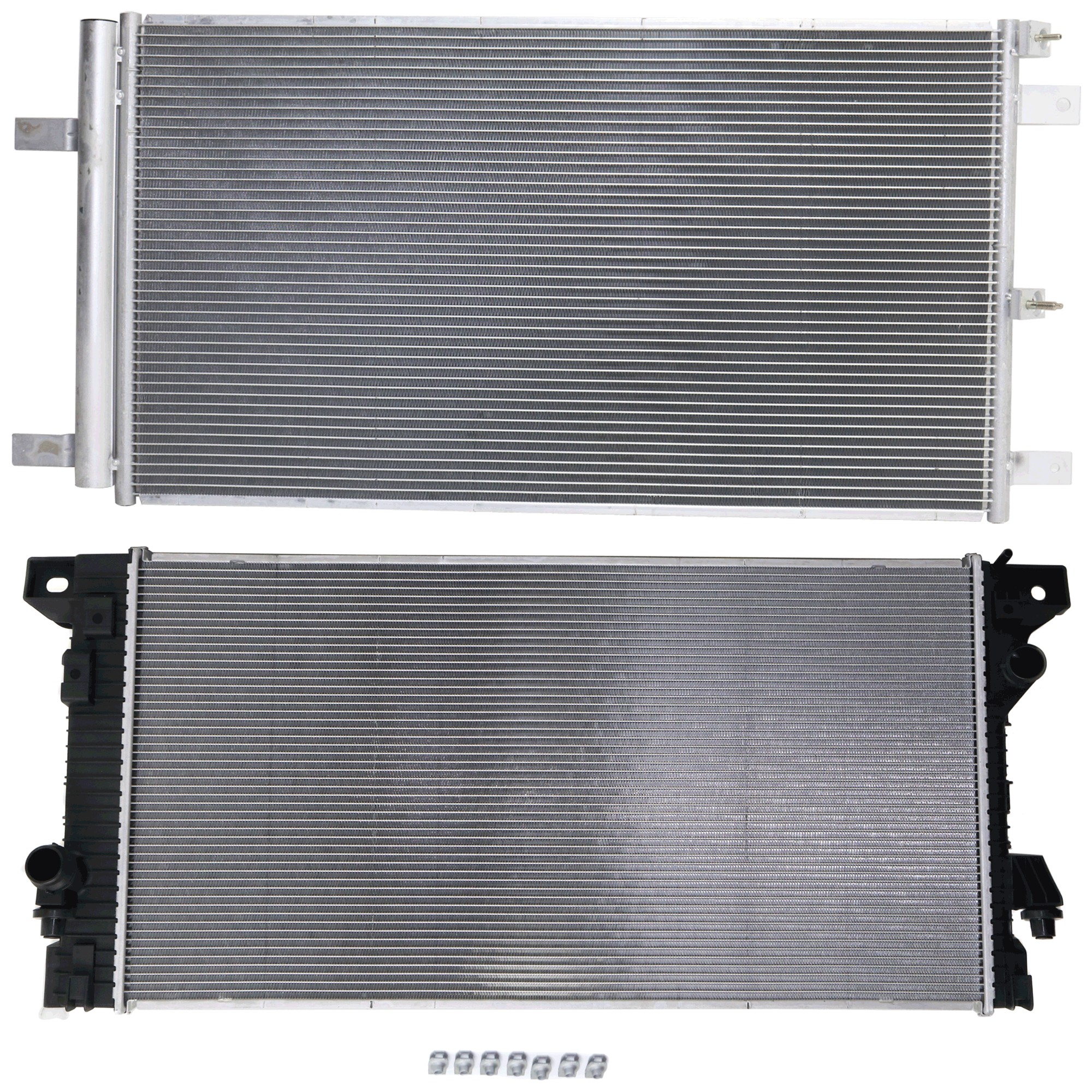 Replacement® 2-Piece Kit Radiator, Includes (1) A/C Condenser and
