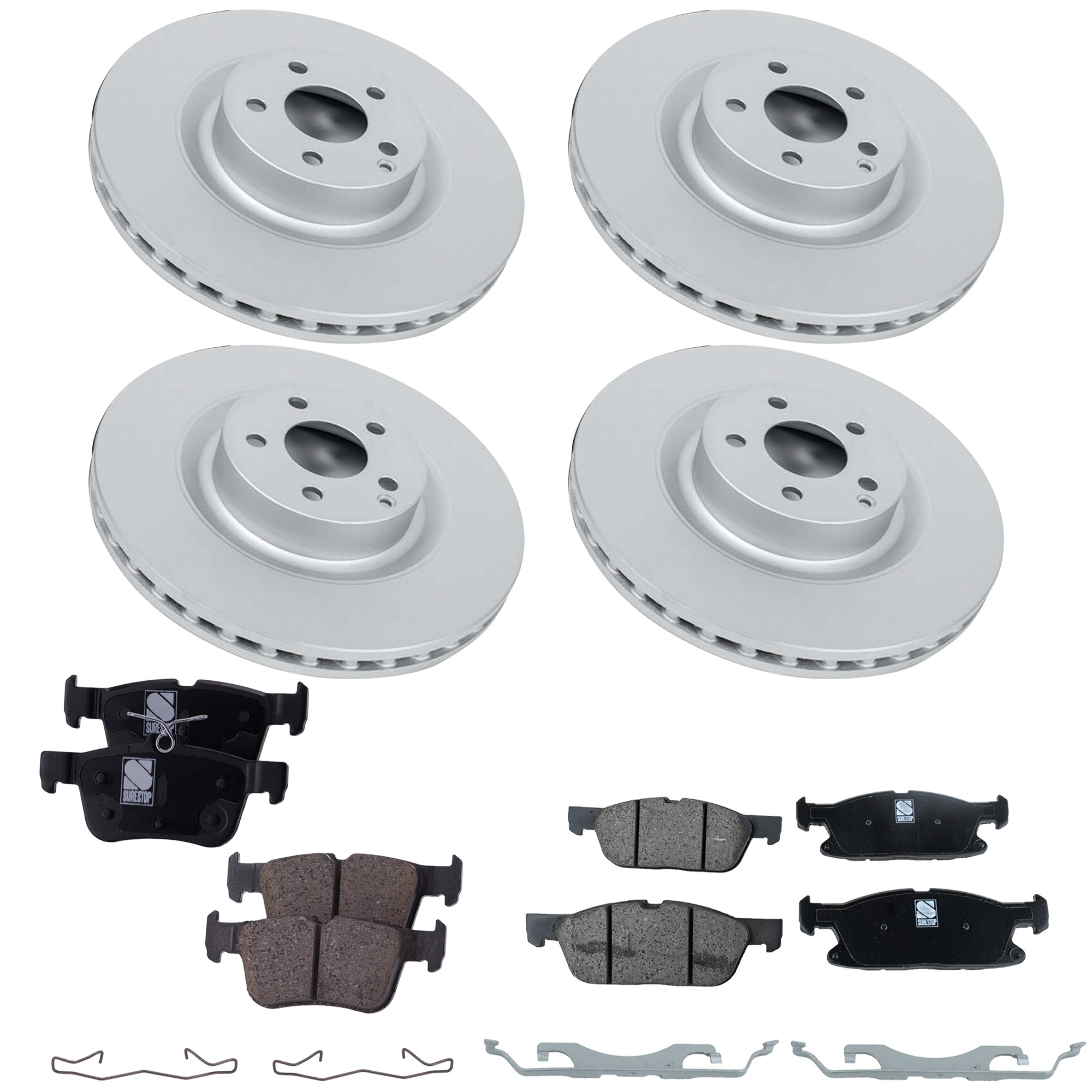 Sure Stop® KIT-092921-2194 4-Wheel Set Front and Rear Brake Disc