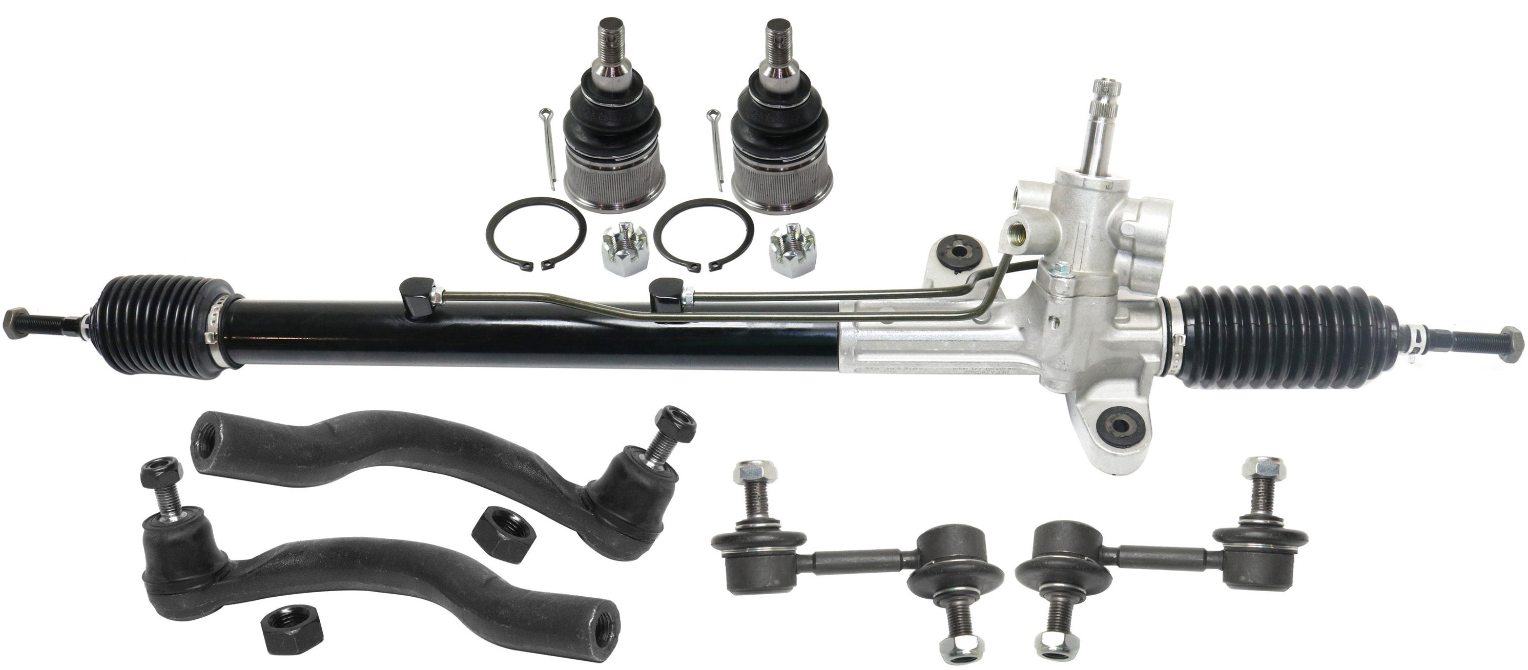 TrueDrive 7-Piece Kit Front Suspension, includes Ball Joint 