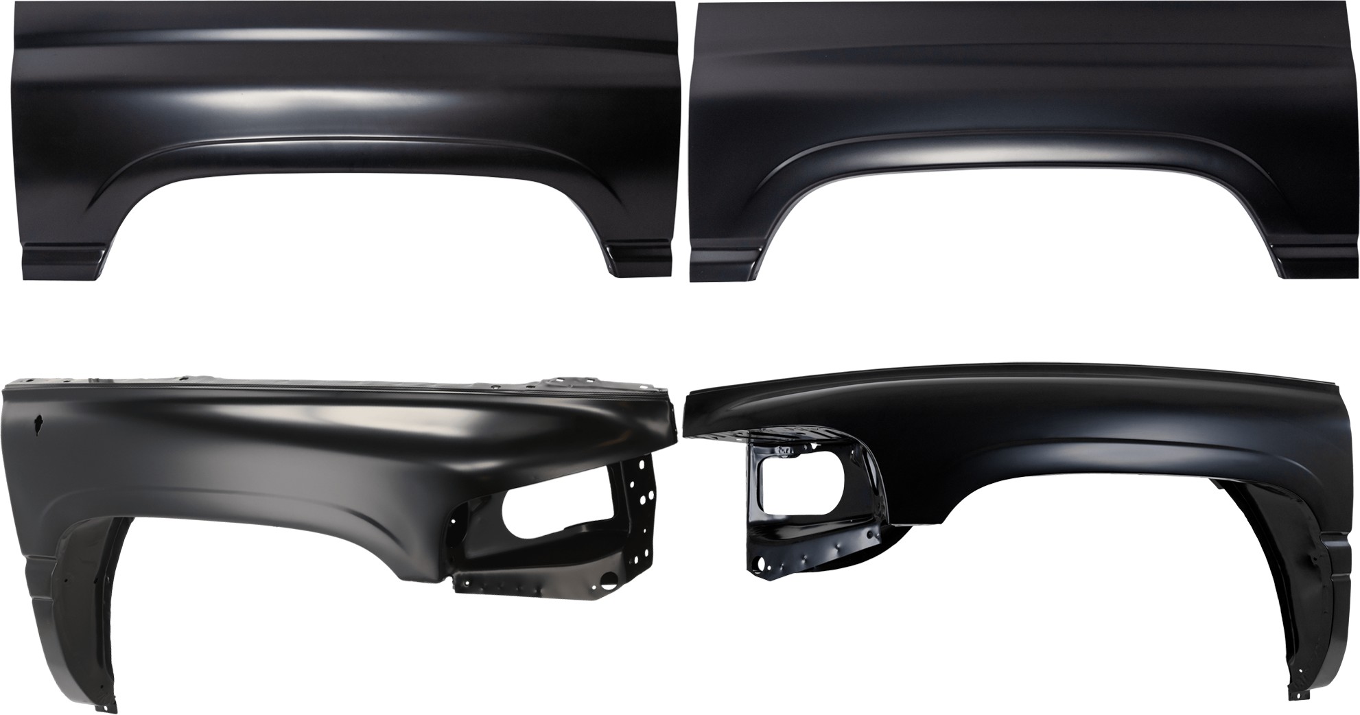 fender 各パーツ　4点セット Replacement® 4-Piece Kit, Front, Driver and Passenger Side Fender