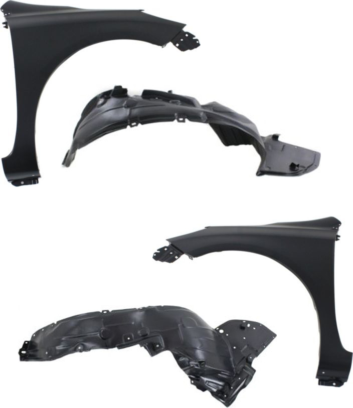 Replacement® 4-Piece Kit, Front, Driver and Passenger Side Fender, Includes (2) Fender and (2) Fender Liner KIT-71615-18
