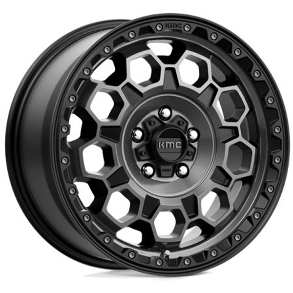 1992 Chevrolet K2500 Aluminum Satin Black Wheel, 6 Lug, 17